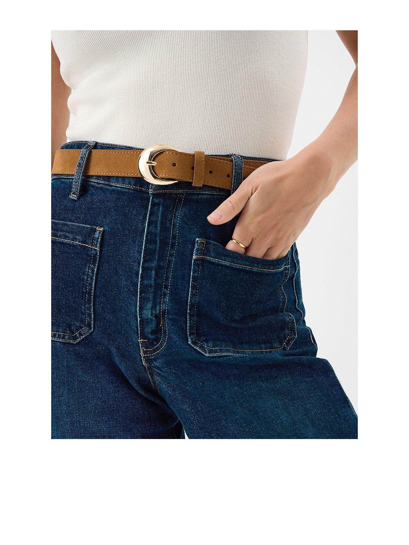 Accessorize Suede Buckle Belt