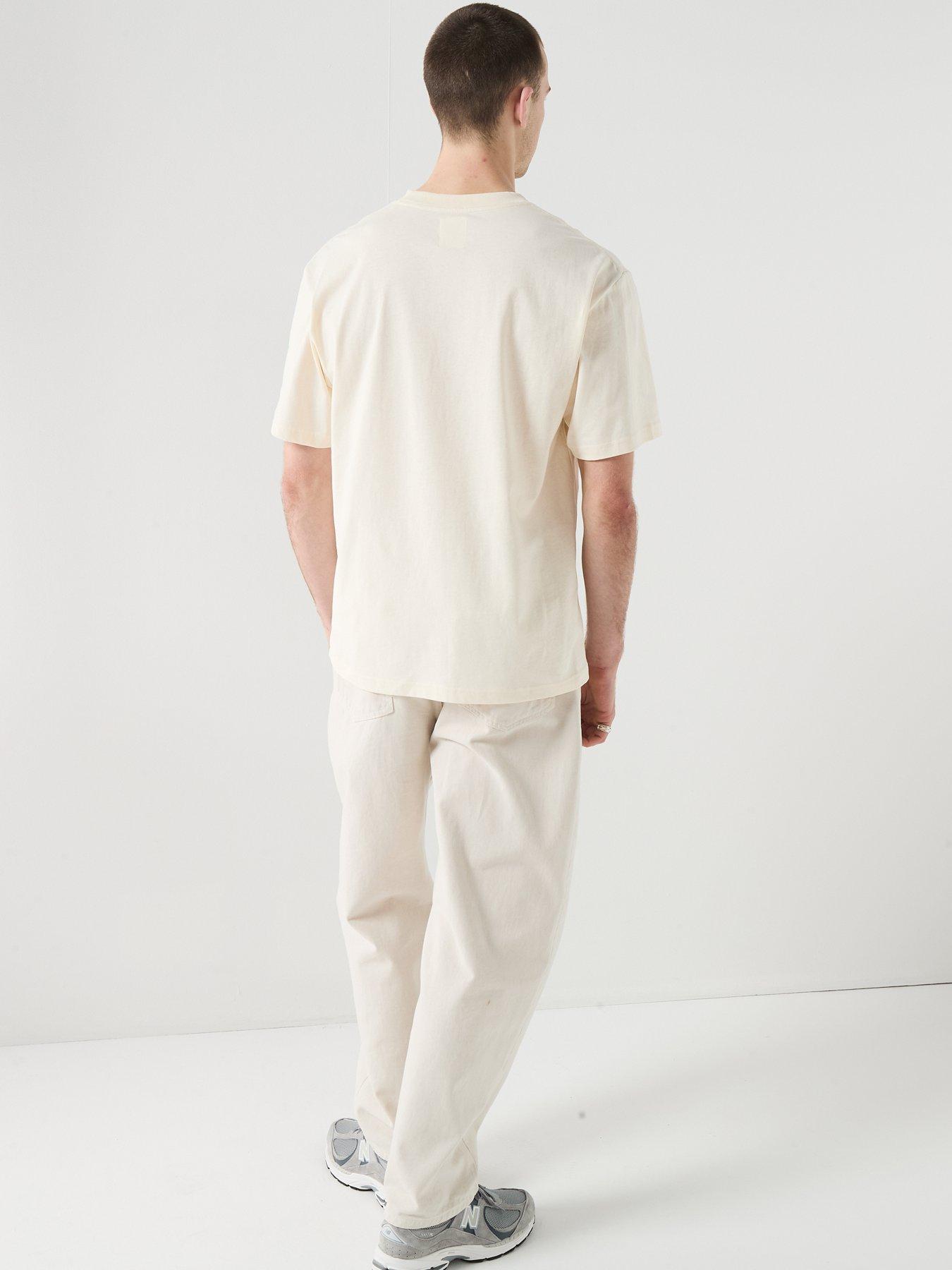 Image 2 of 6 of Double A by Wood Wood WWLiam Logo&nbsp;T-Shirt - Off White