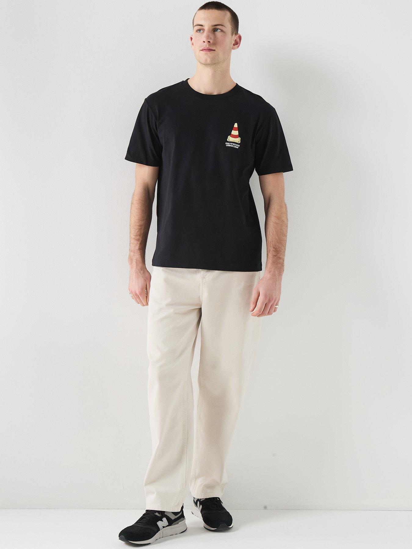 Image 3 of 6 of Double A by Wood Wood Cone T-Shirt - Black