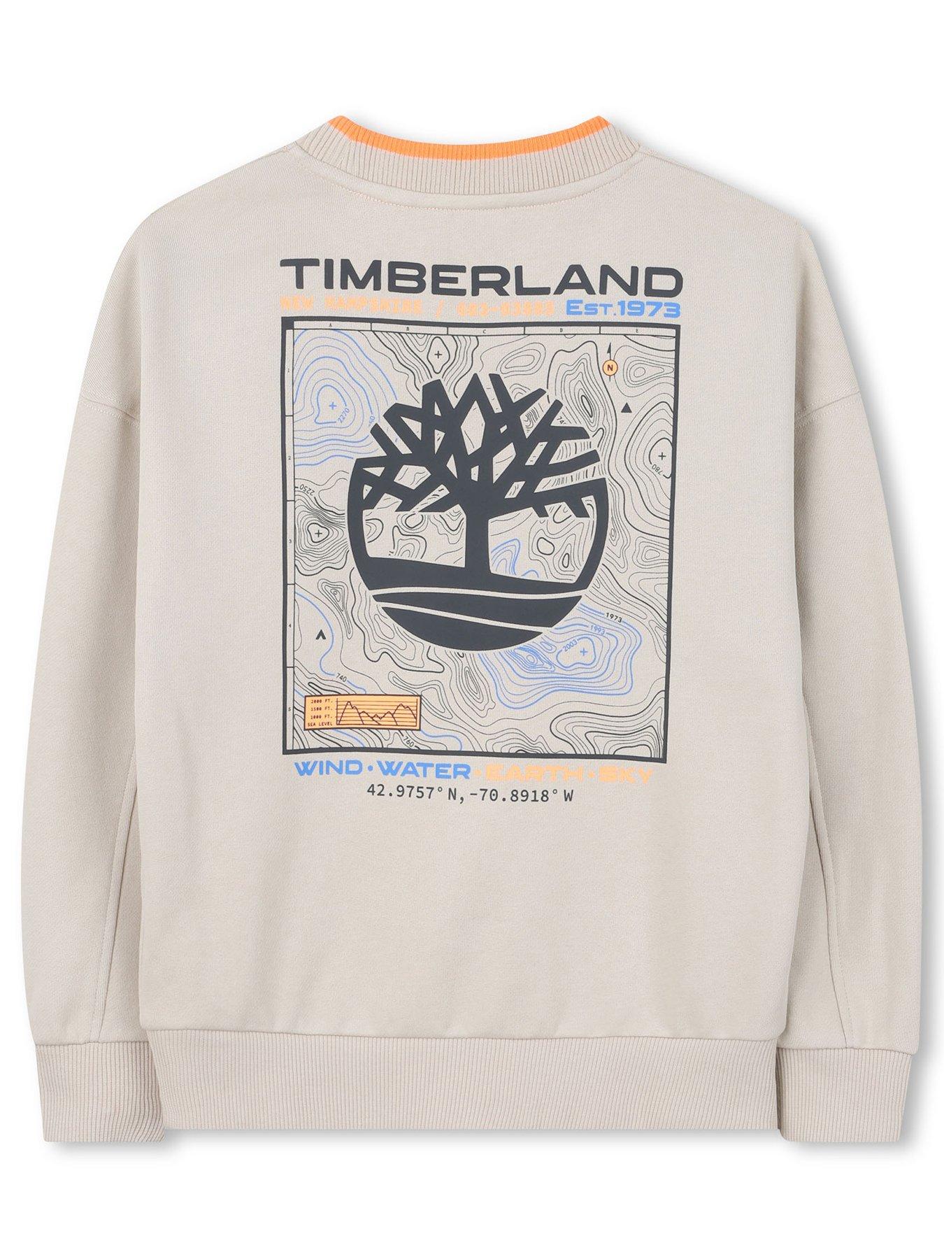  image of timberland-boys-back-print-sweatshirt-beige