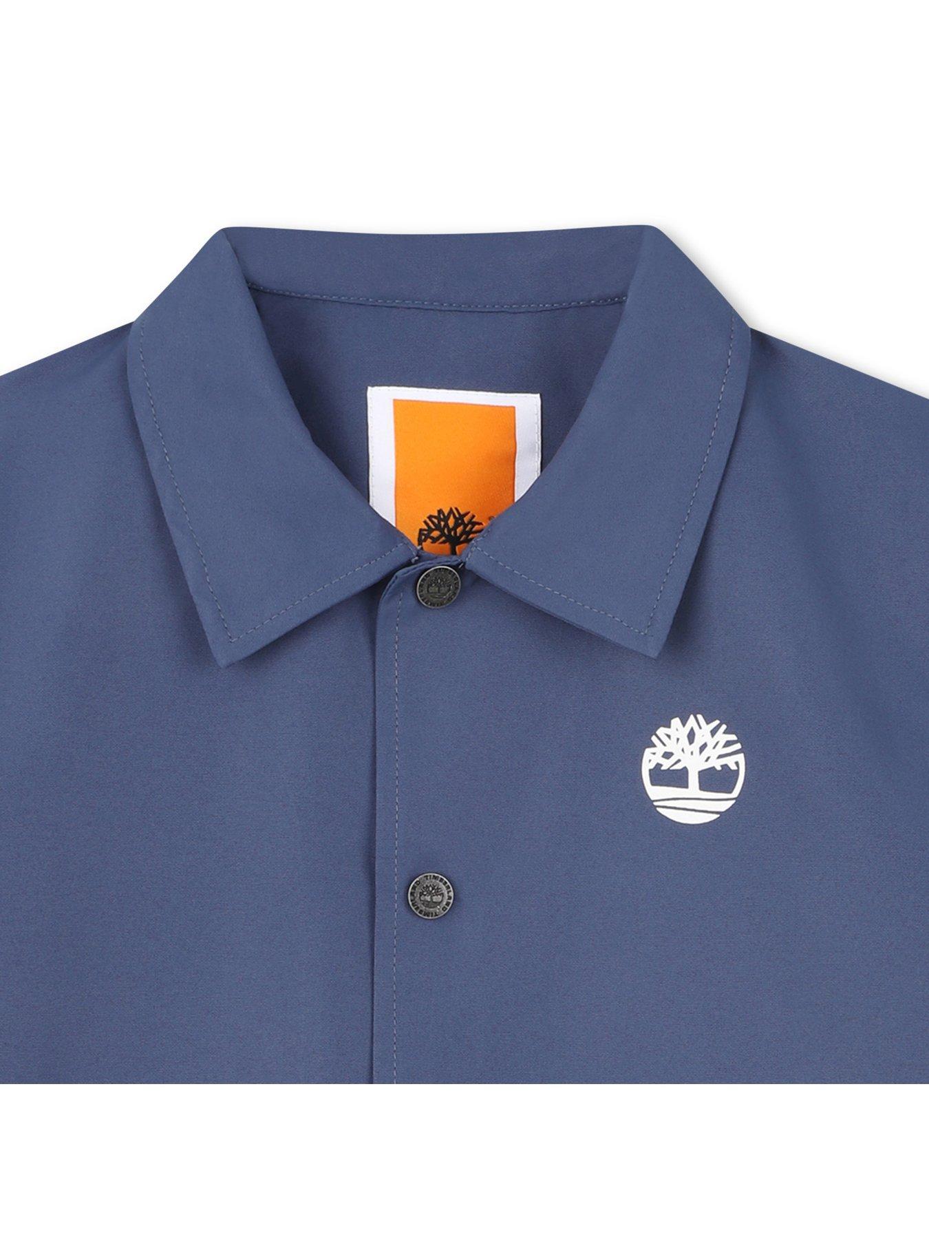 Image 4 of 5 of Timberland Boys Oxford Jacket - Blue