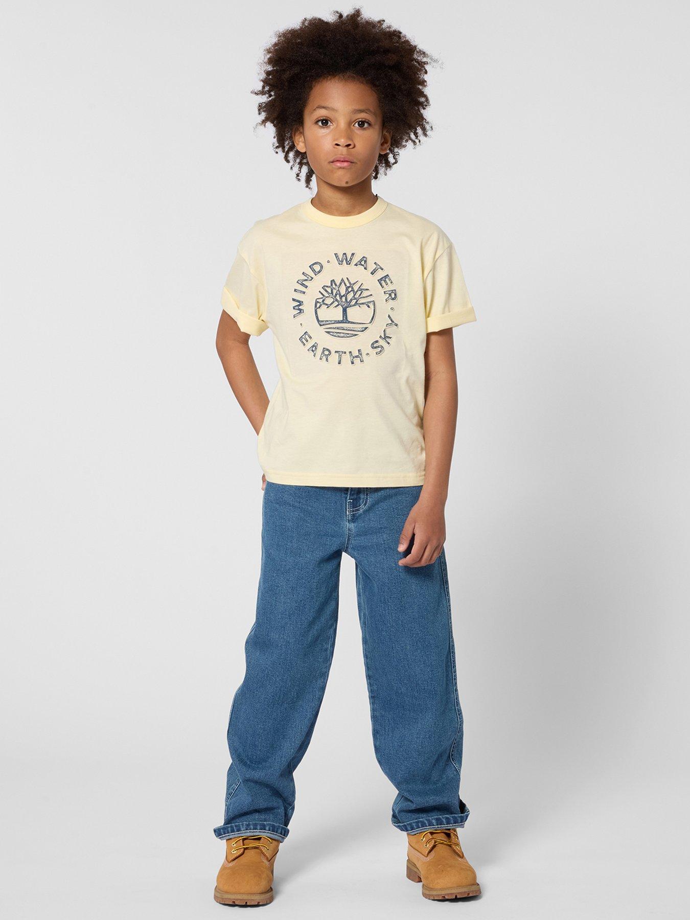 Timberland Boys Loose Fit Jeans - Blue