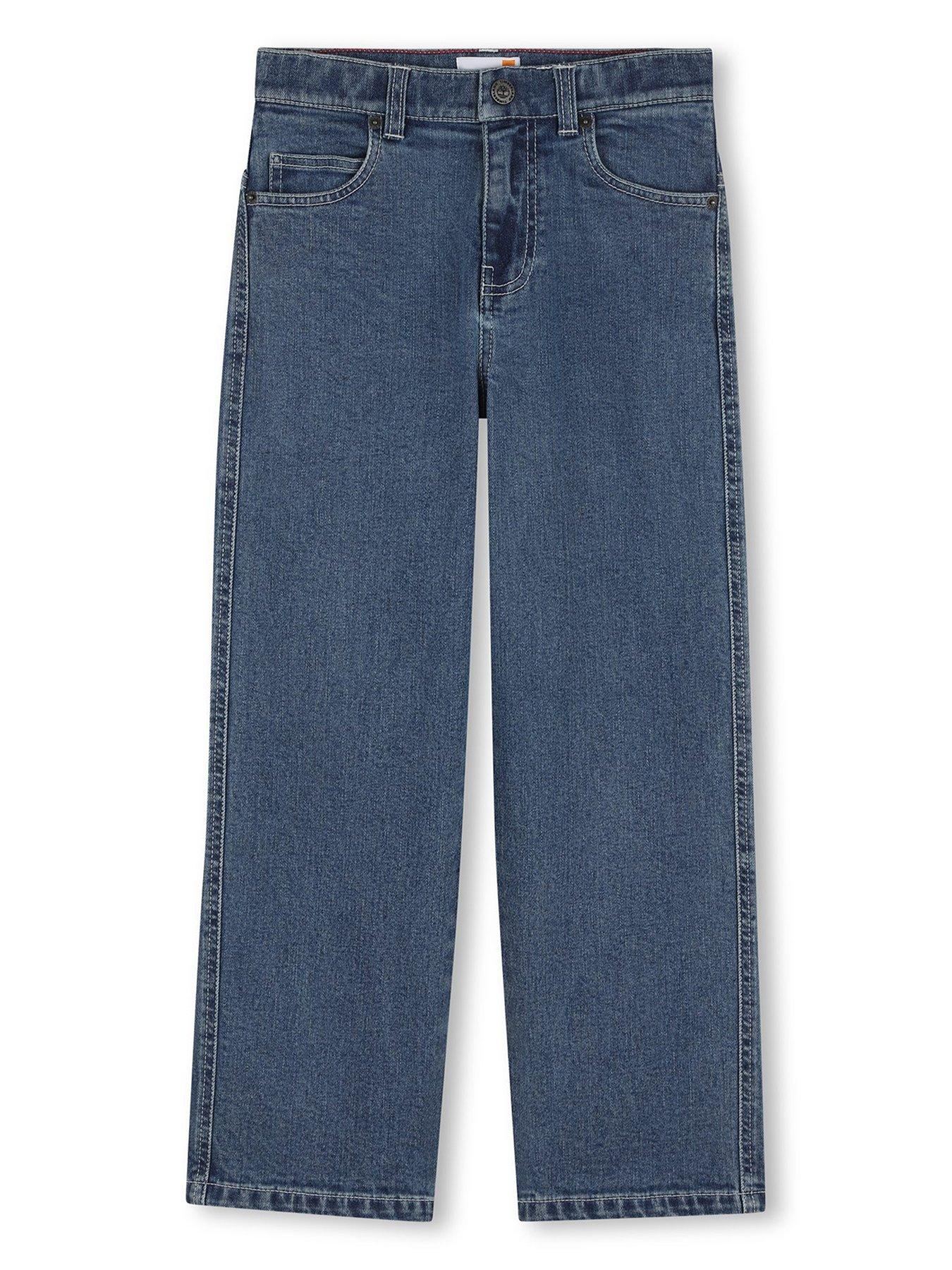 Image 2 of 5 of Timberland Boys Loose Fit Jeans - Blue