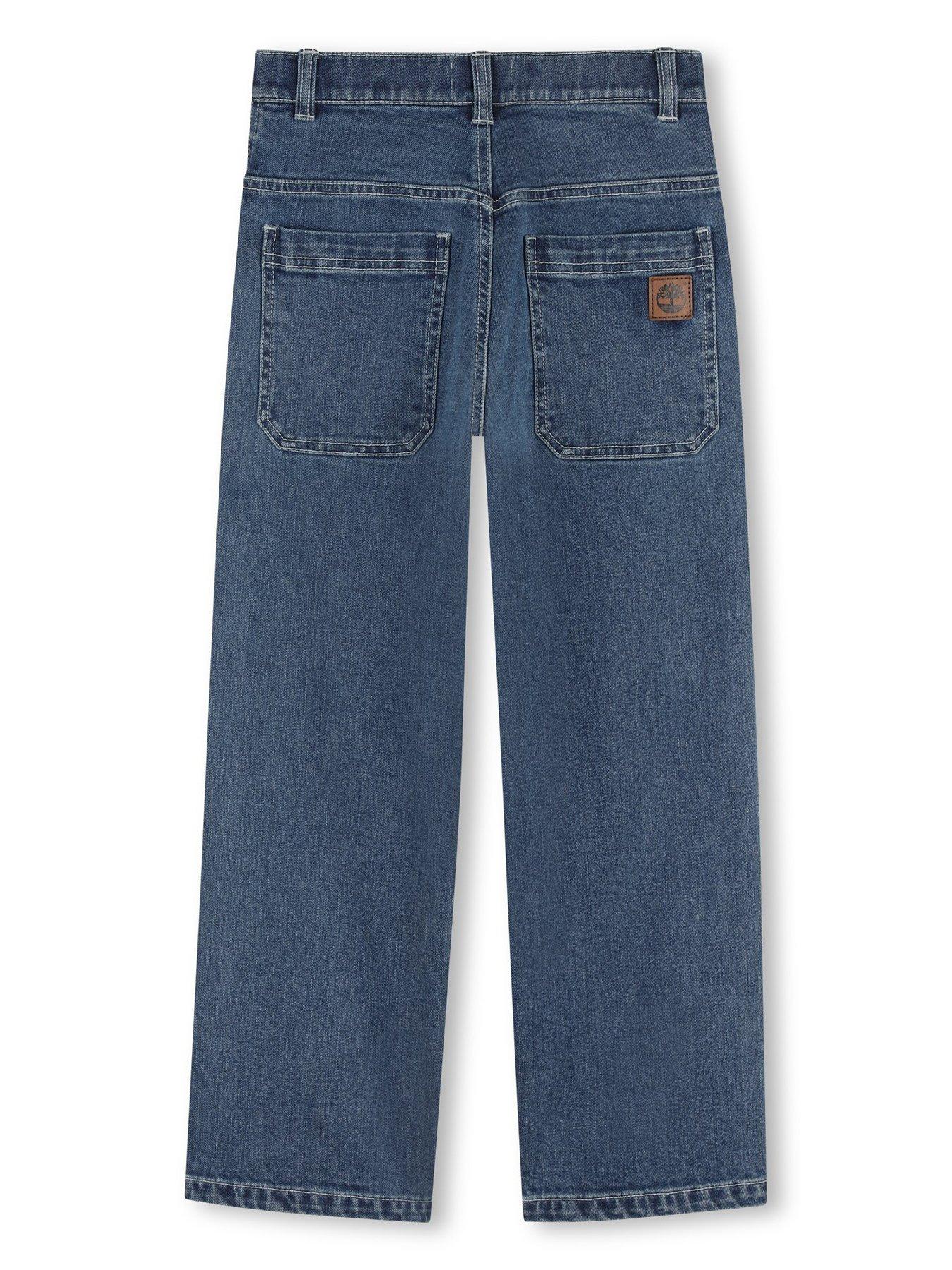 Image 3 of 5 of Timberland Boys Loose Fit Jeans - Blue