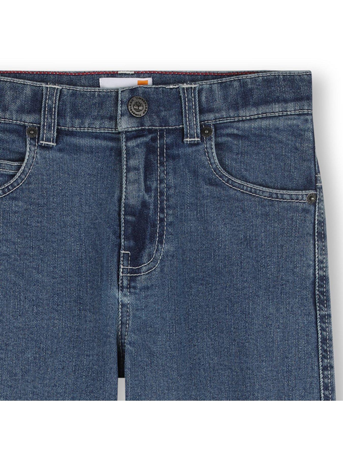 Image 4 of 5 of Timberland Boys Loose Fit Jeans - Blue