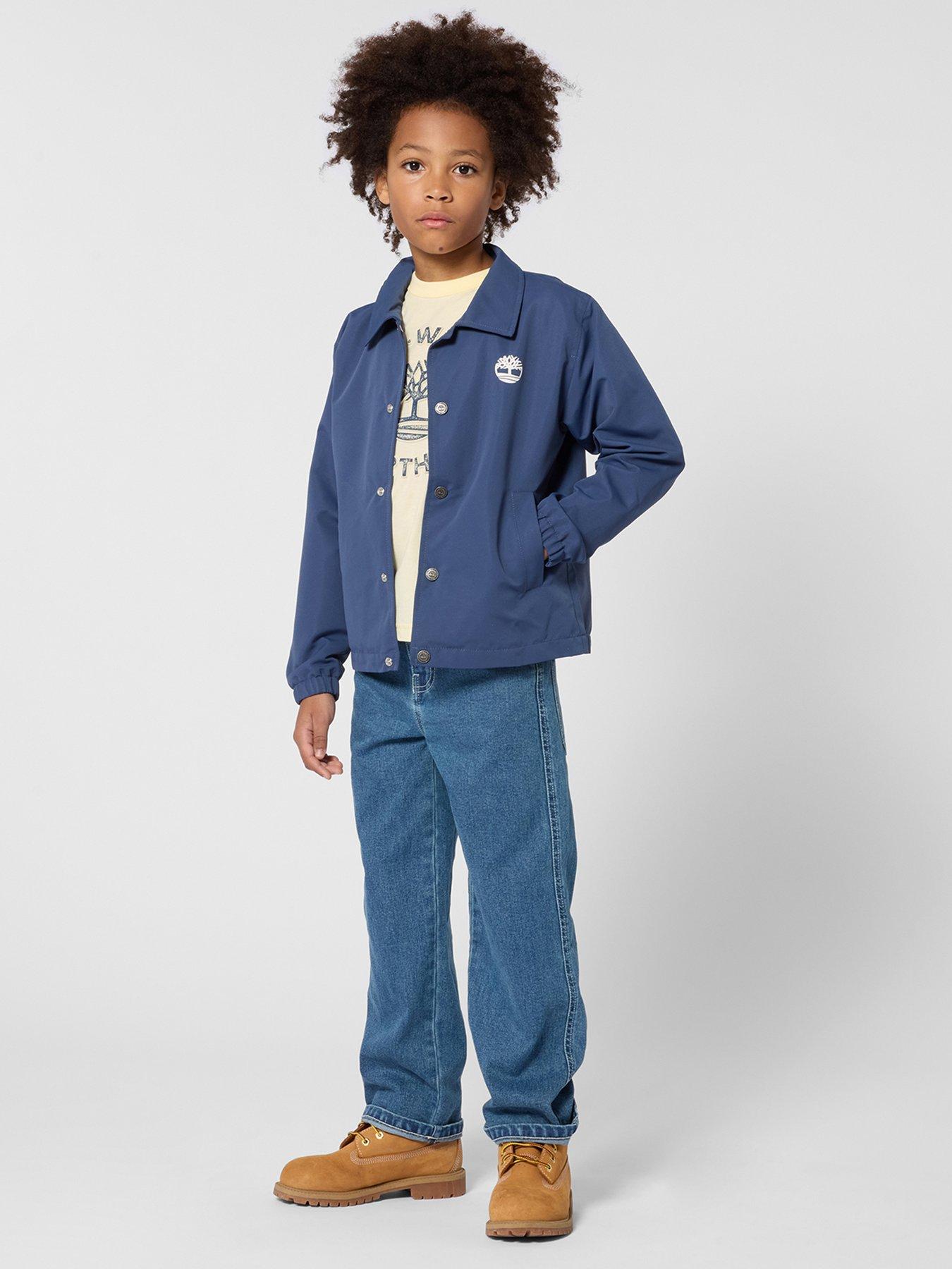 Image 5 of 5 of Timberland Boys Loose Fit Jeans - Blue
