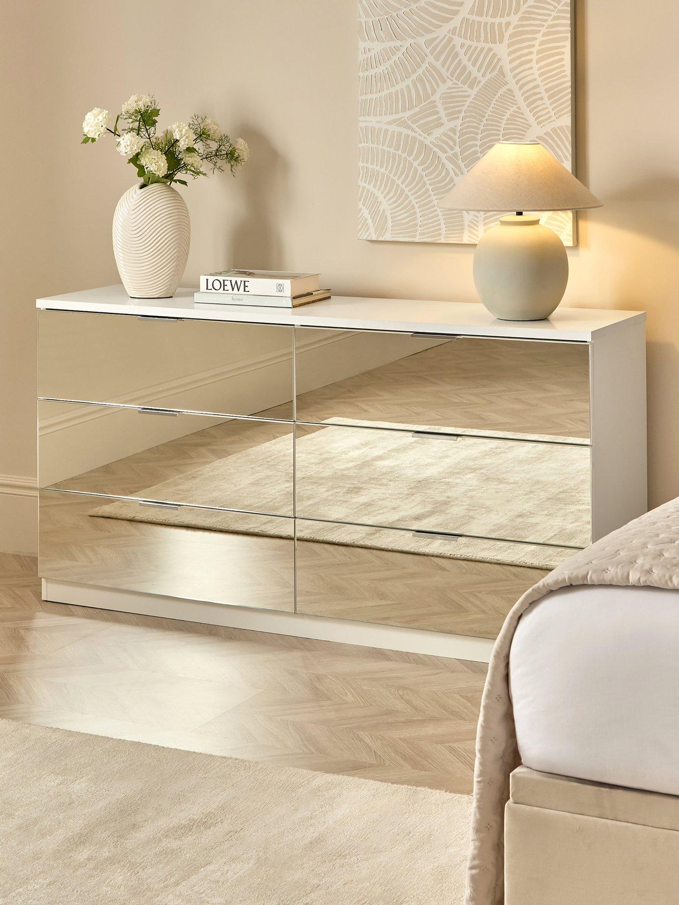 The Very Collection Palma Mirror 6 Drawer Chest