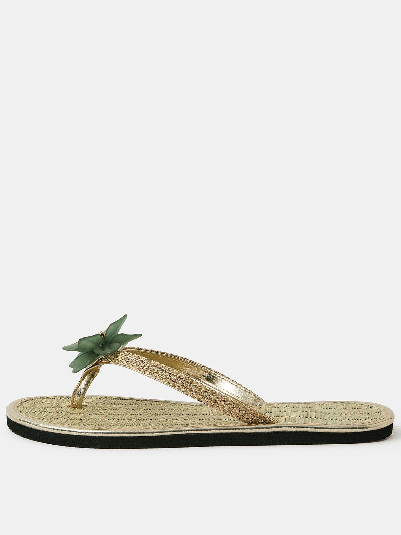 accessorize-flower-metallic-seagrass-flip-flops-greengold