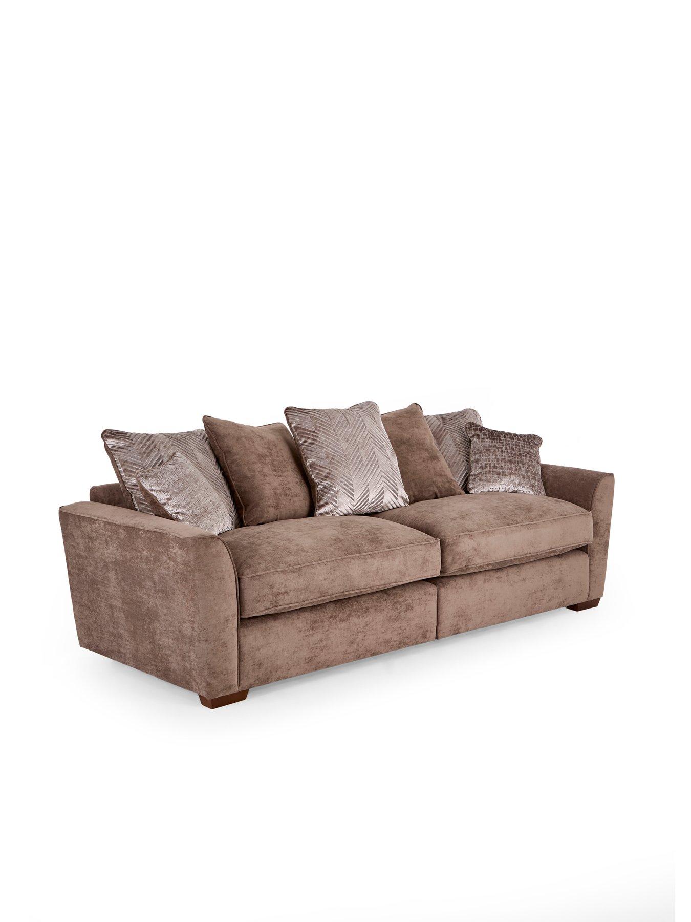  image of the-very-collection-roulette-4-seater-fabric-sofa
