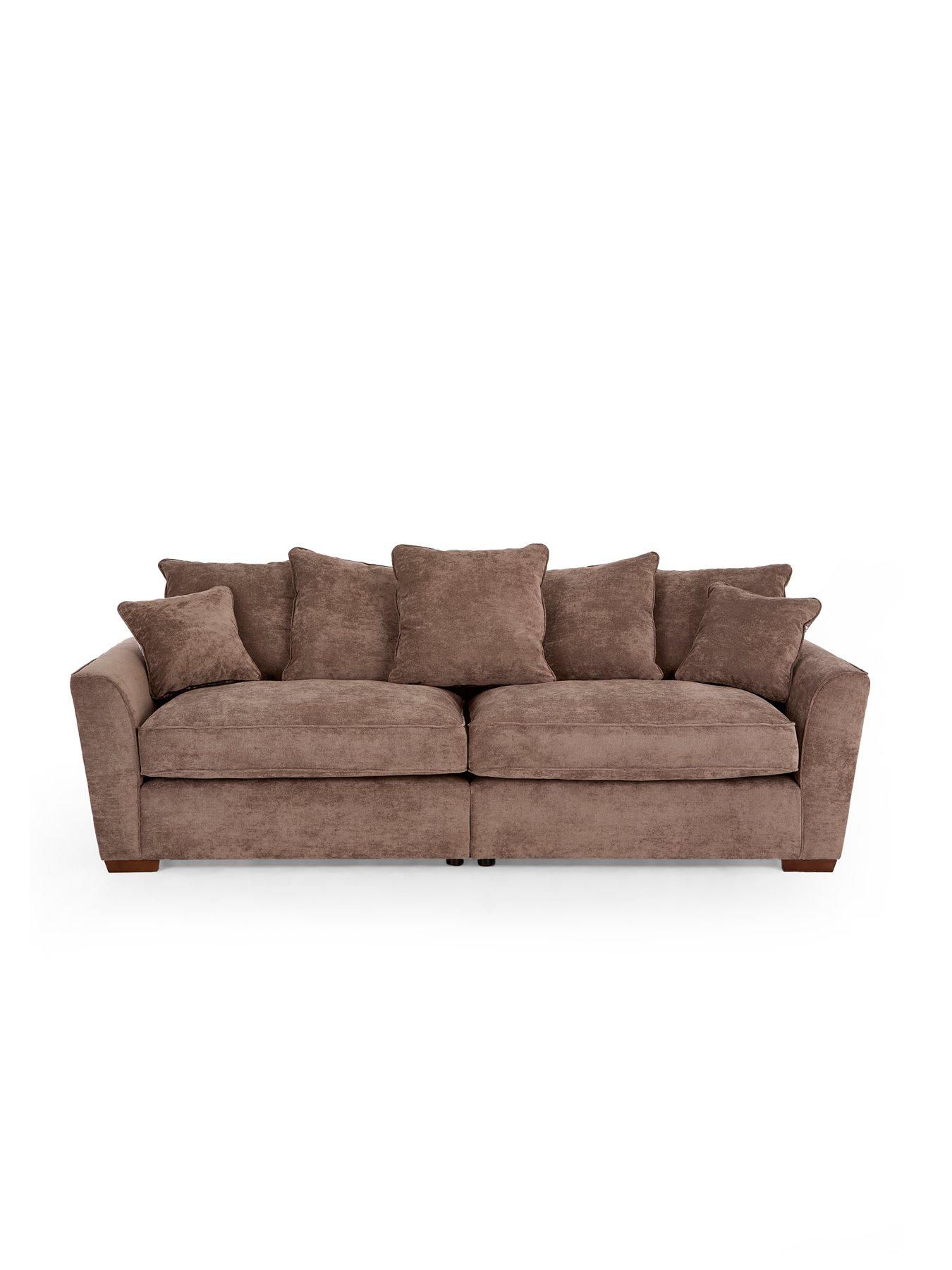  image of the-very-collection-roulette-4-seater-fabric-sofa