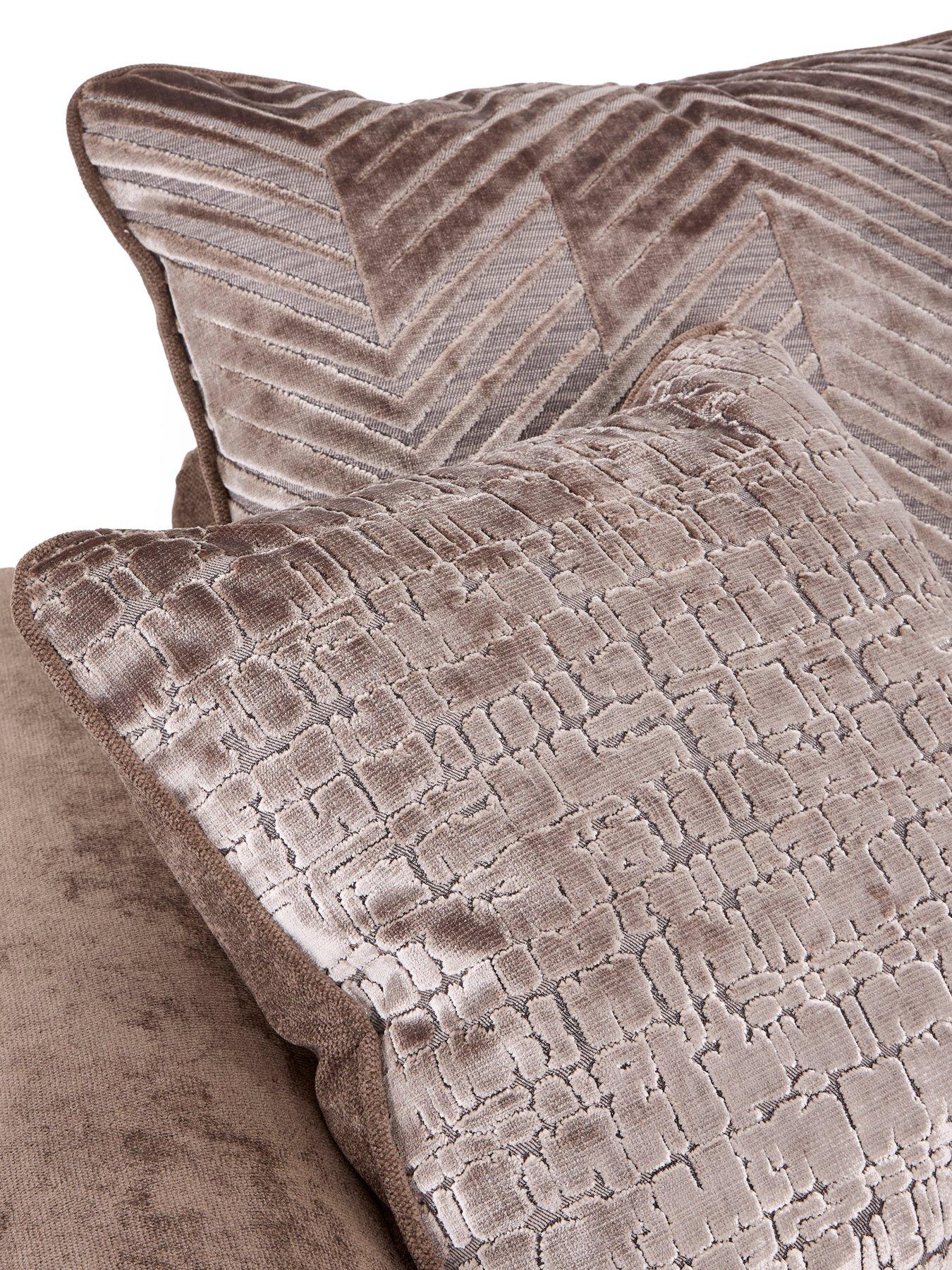 Image 5 of 7 of The Very Collection Roulette 3 Seater Fabric Sofa + Chair Set