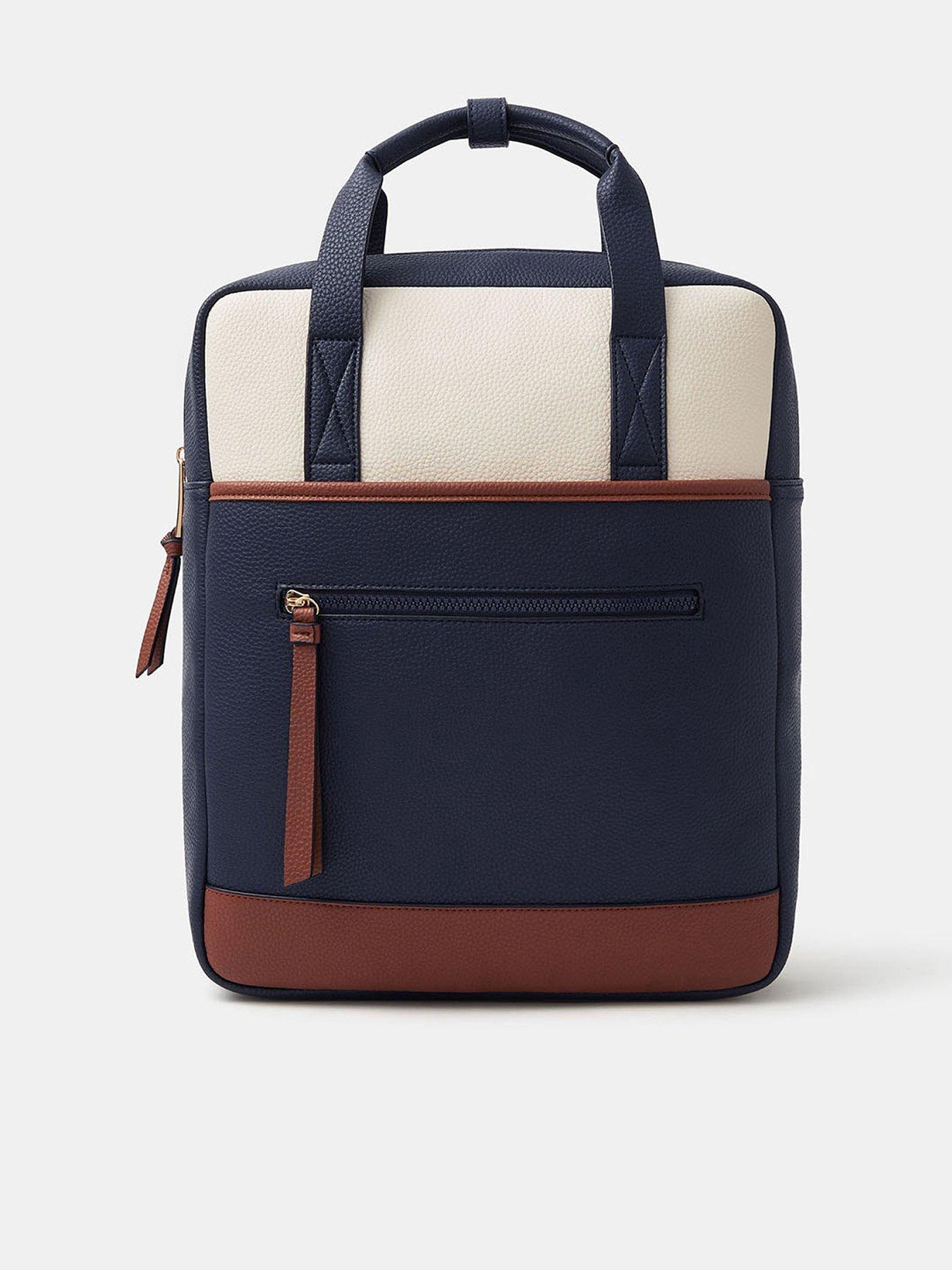  image of accessorize-faux-leather-backpack-multi