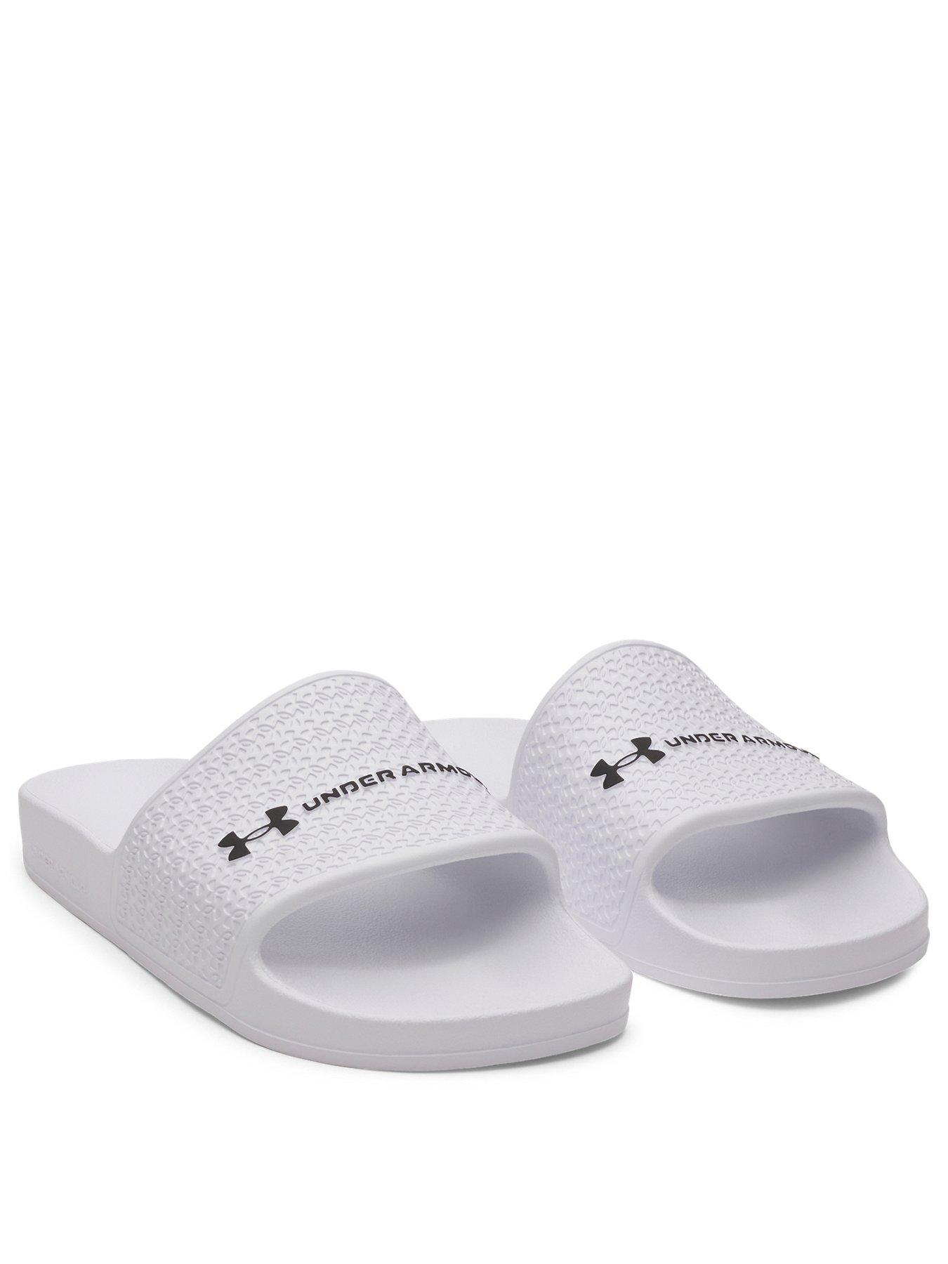 Image 2 of 5 of UNDER ARMOUR Womens Armr Shower Slider - White