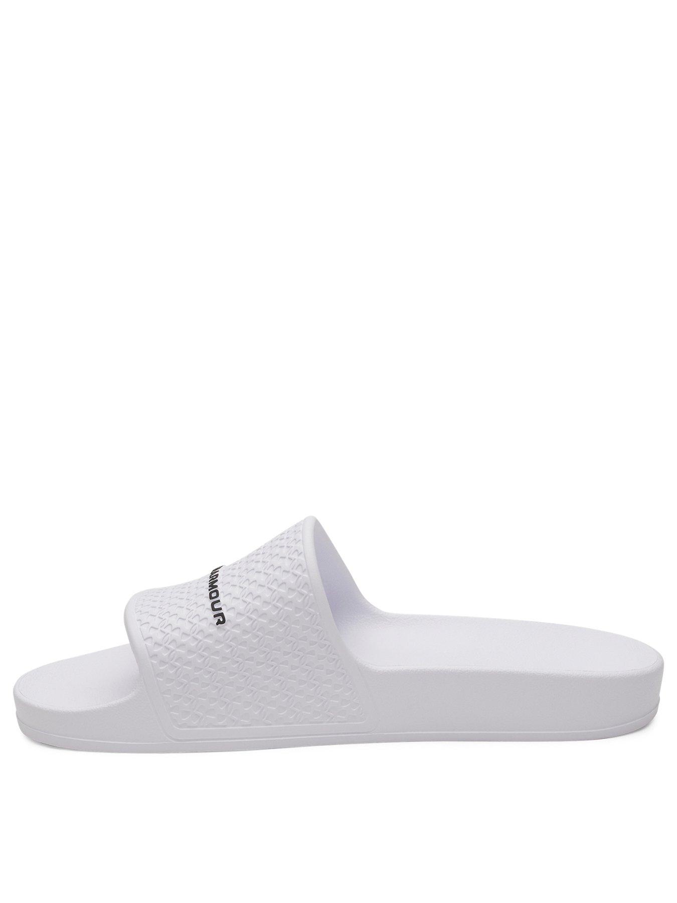 Image 3 of 5 of UNDER ARMOUR Womens Armr Shower Slider - White