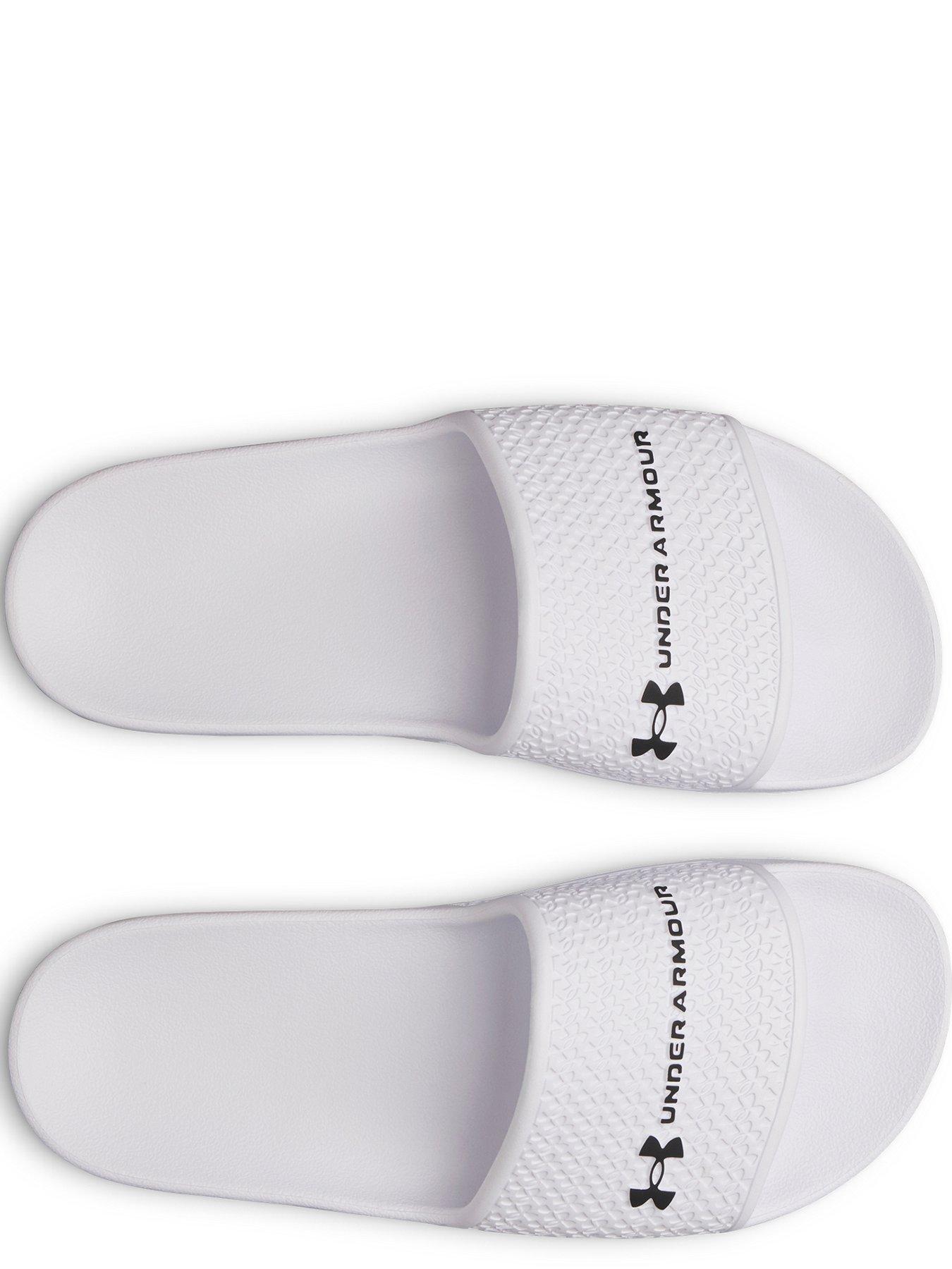 Image 4 of 5 of UNDER ARMOUR Womens Armr Shower Slider - White
