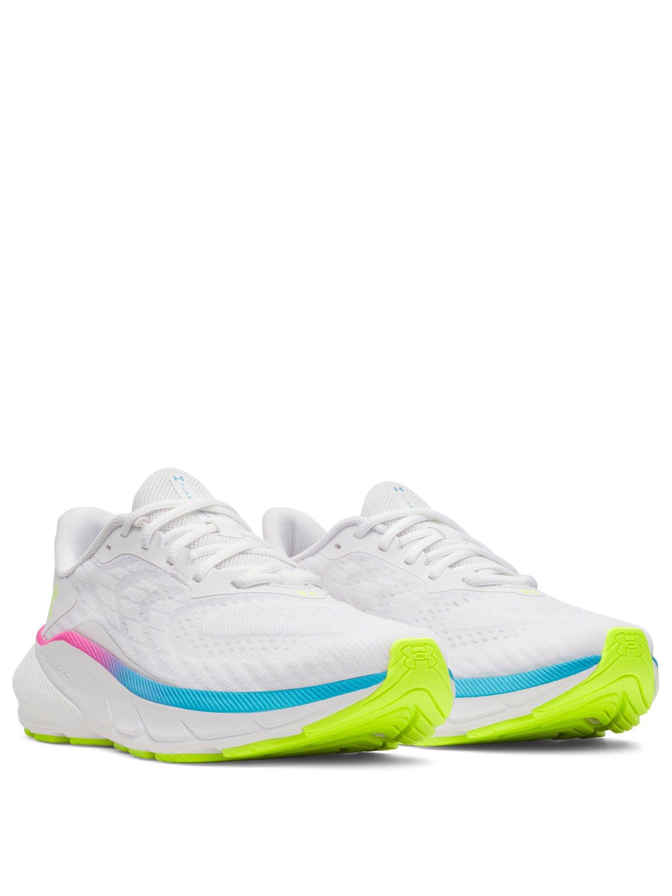 Image 2 of 5 of UNDER ARMOUR Womens Running Turbulence Trainers - White