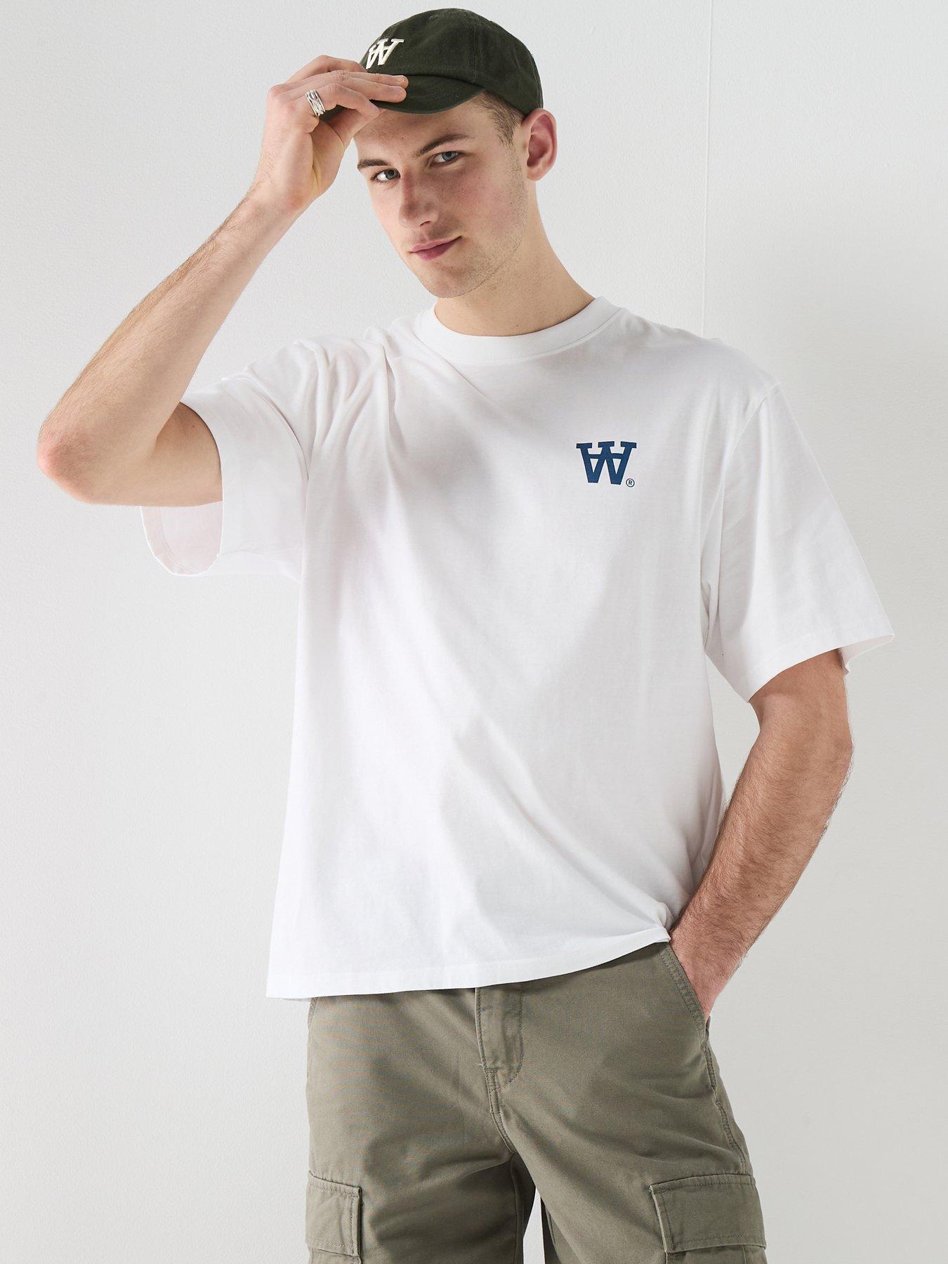 Double A by Wood Wood Fence T-Shirt - White