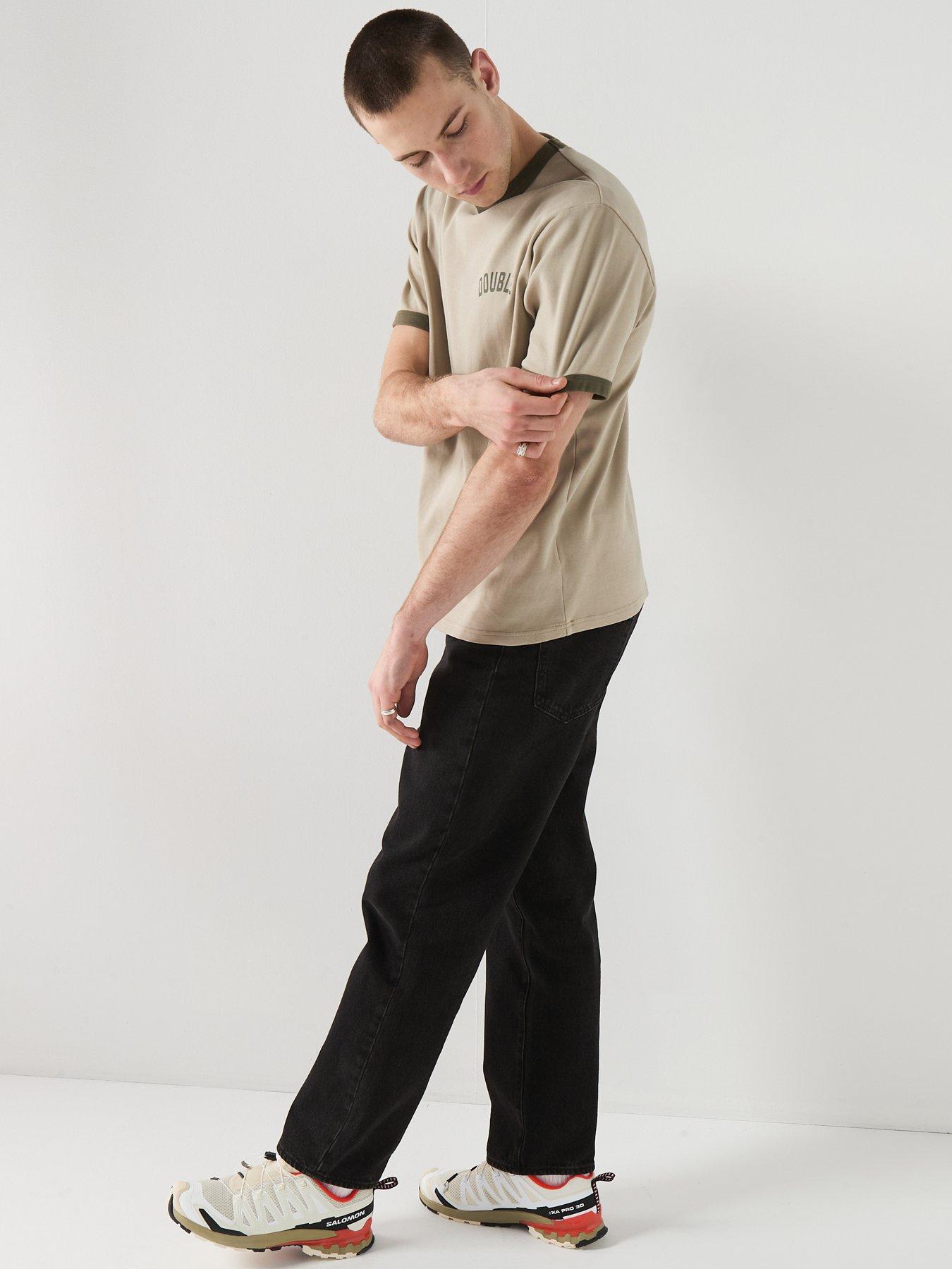 Image 5 of 6 of Double A by Wood Wood Contrast Trims&nbsp;Ringer T-Shirt - Light Green