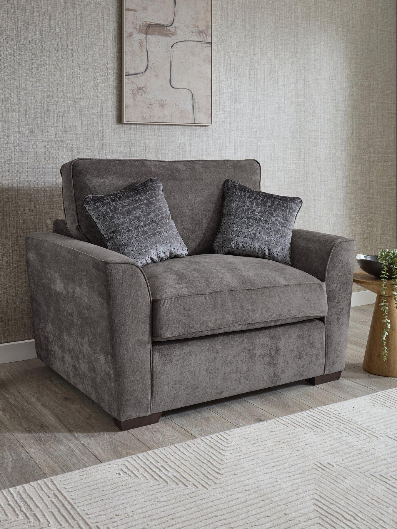 The Very Collection Roulette Fabric Snuggle Chair