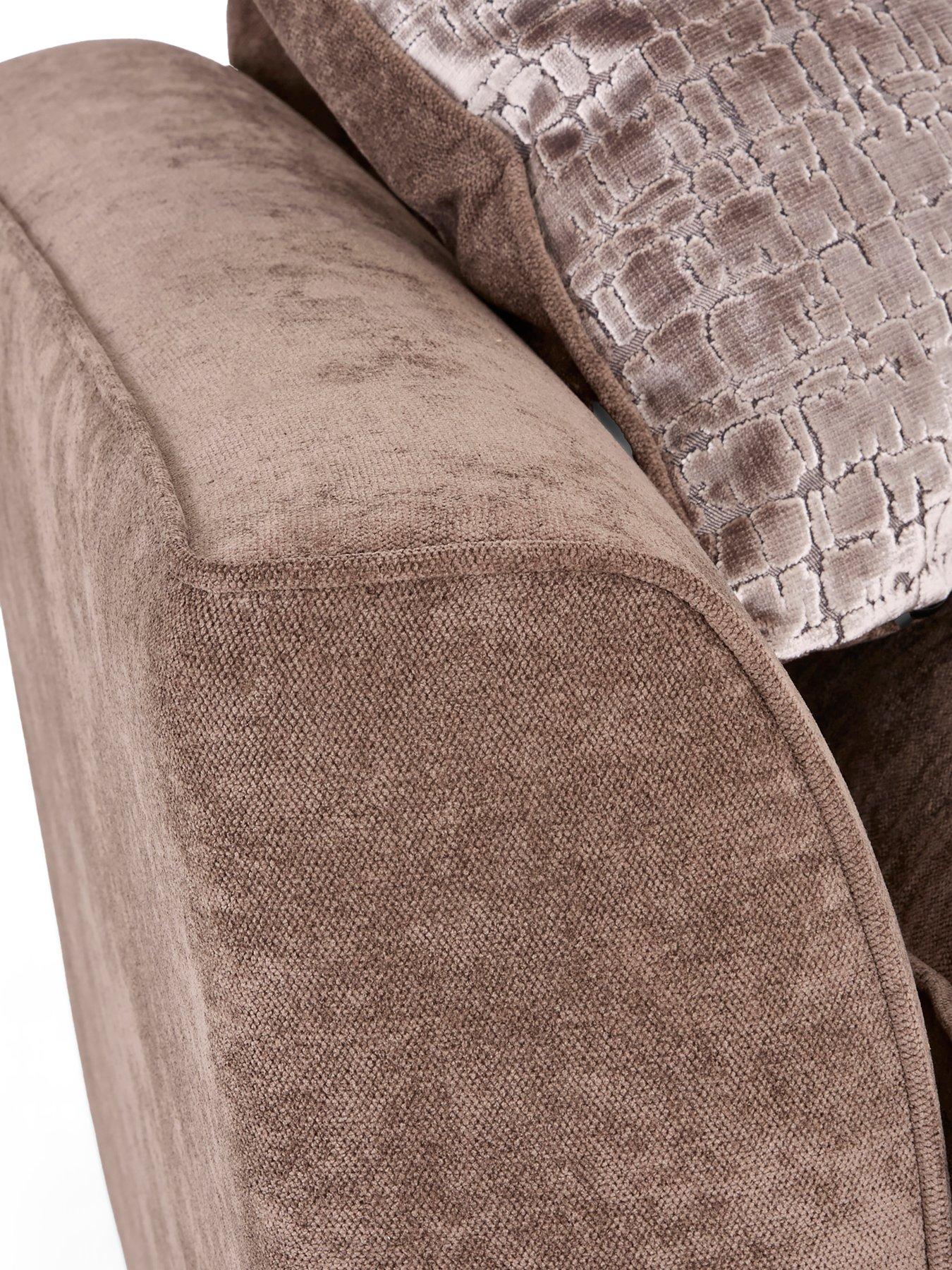 Image 5 of 7 of The Very Collection Roulette Fabric Snuggle Chair - Made to Order in the UK