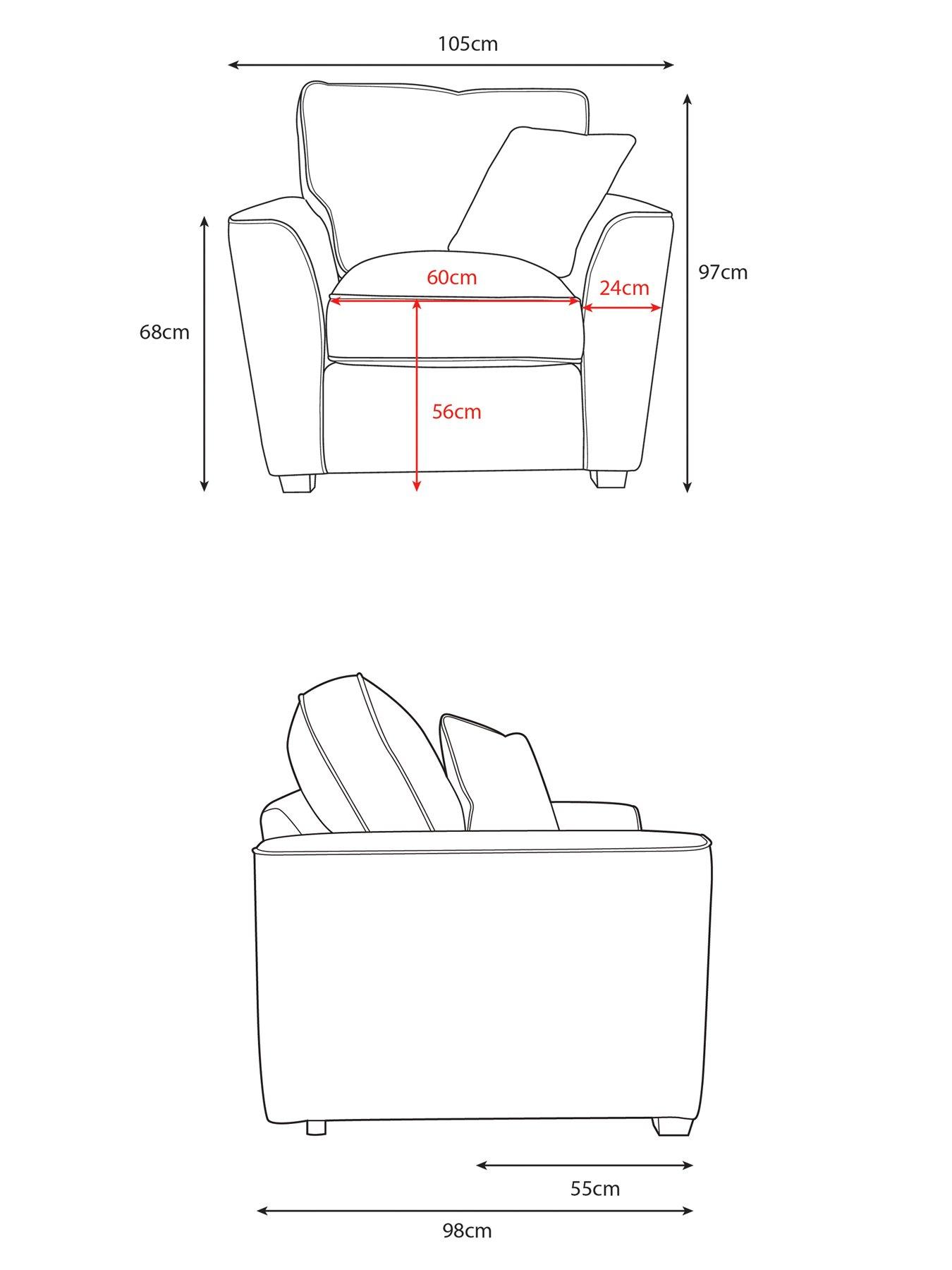 Image 7 of 7 of The Very Collection Roulette Fabric Chair
