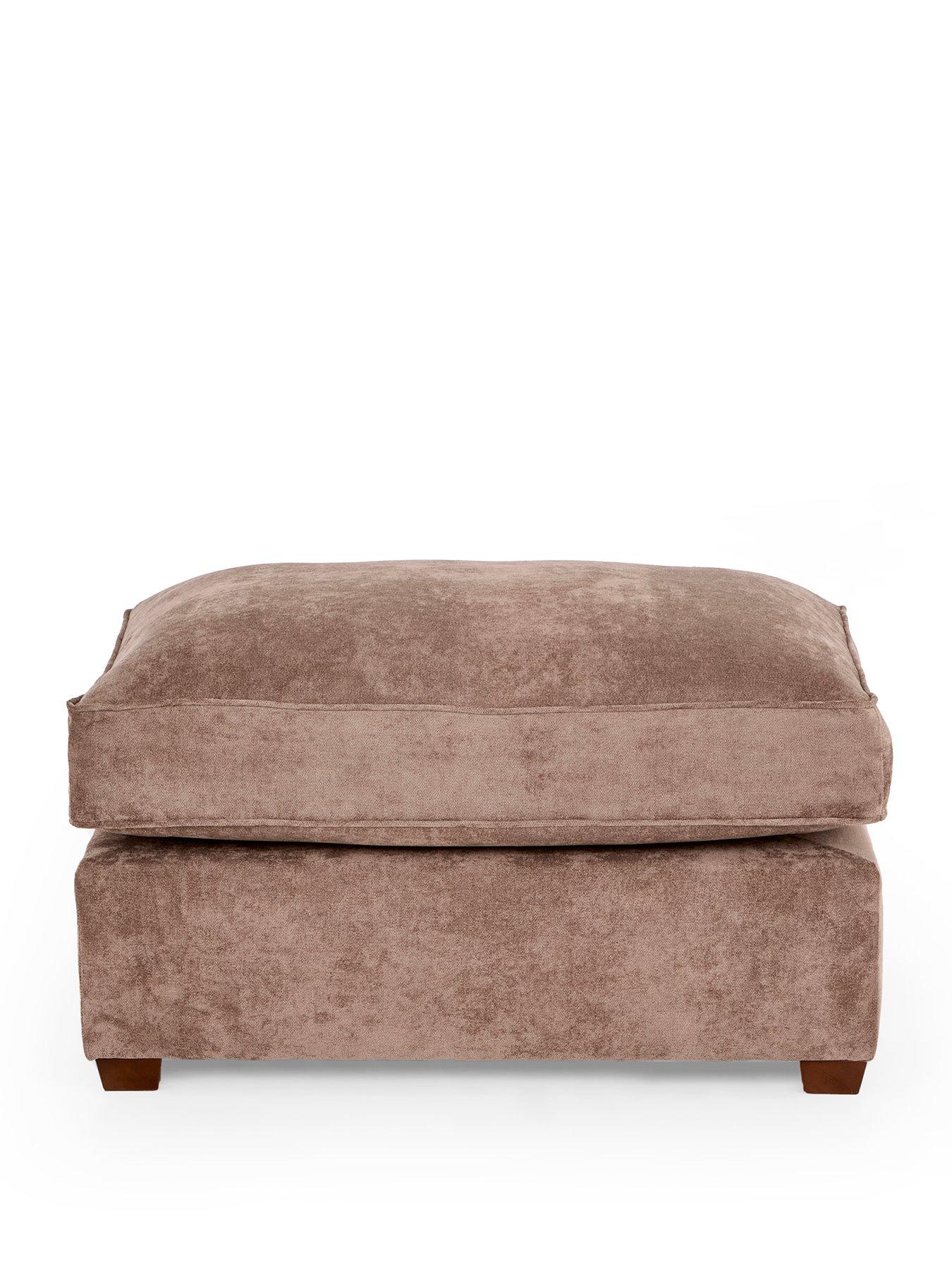  image of the-very-collection-roulette-fabric-large-footstool