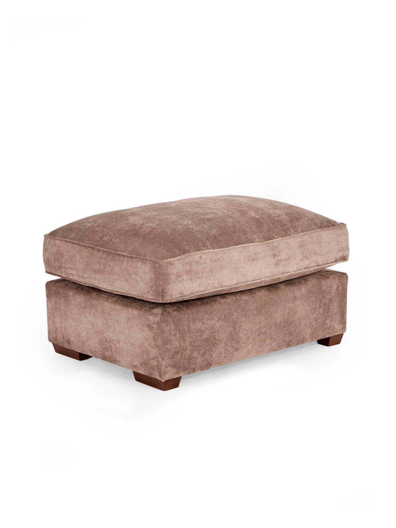  image of the-very-collection-roulette-fabric-large-footstool
