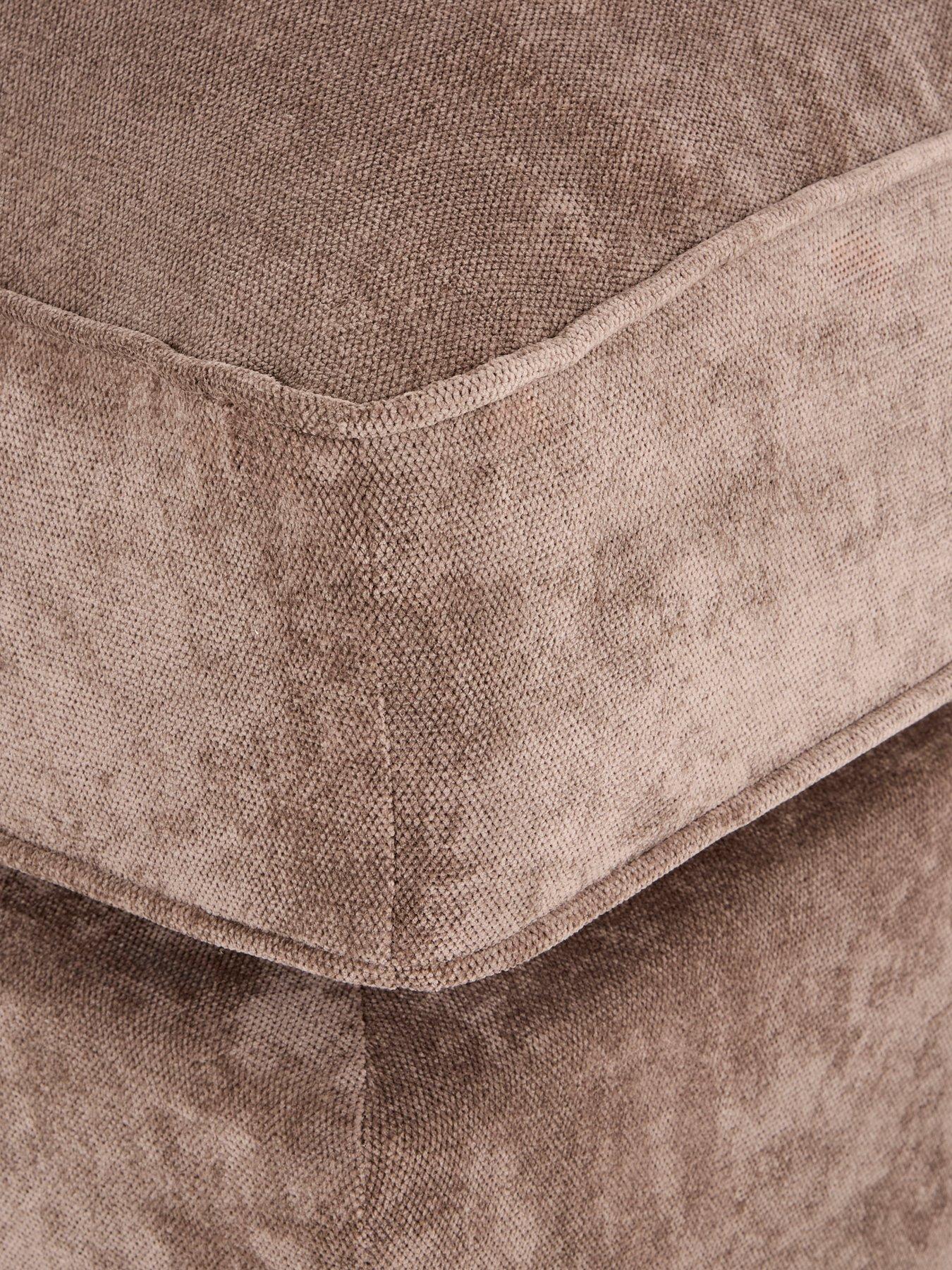  image of the-very-collection-roulette-fabric-large-footstool