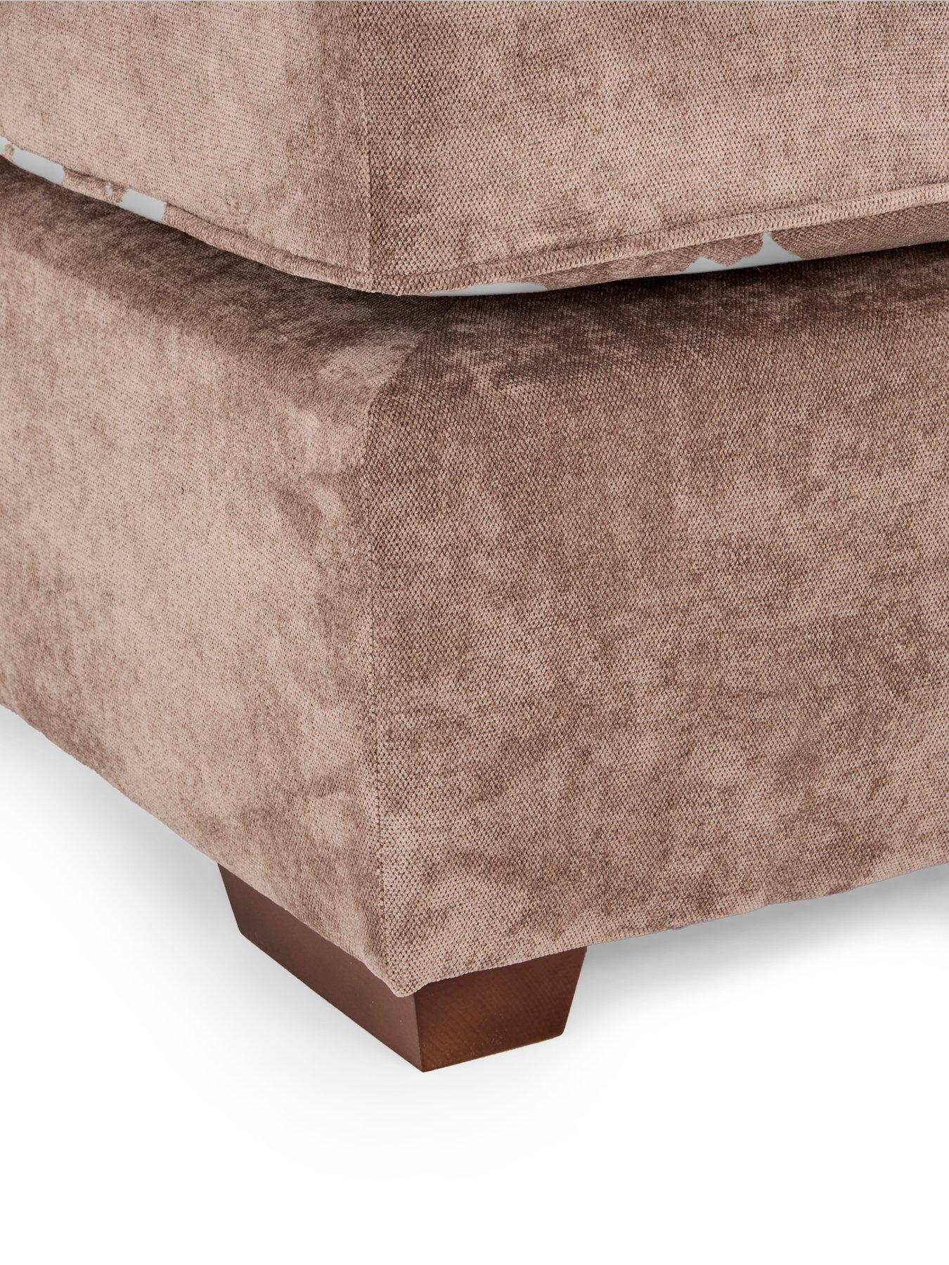  image of the-very-collection-roulette-fabric-large-footstool