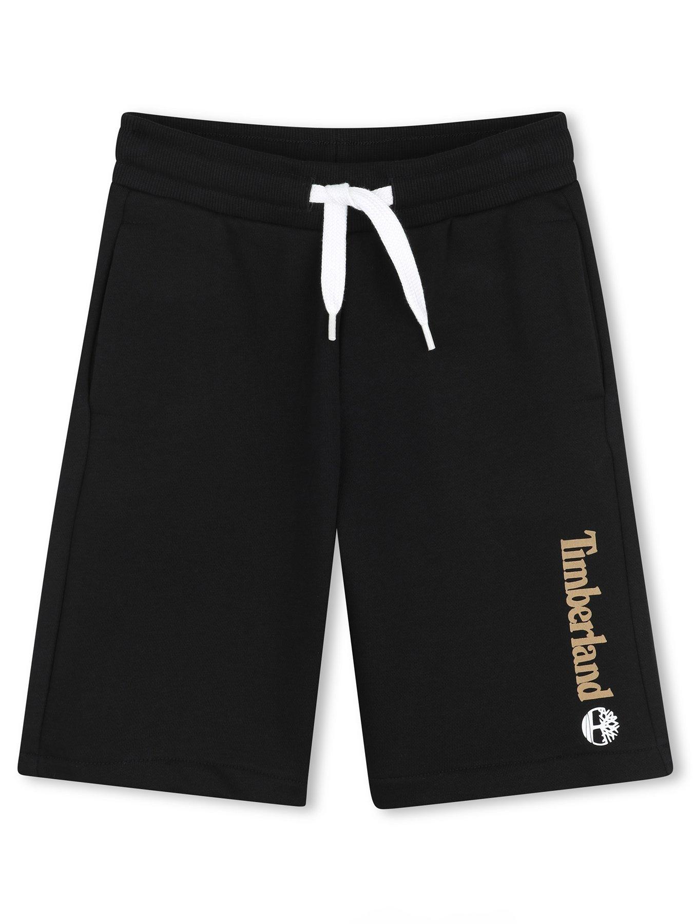 Image 2 of 4 of Timberland Boys Jog Shorts - Black