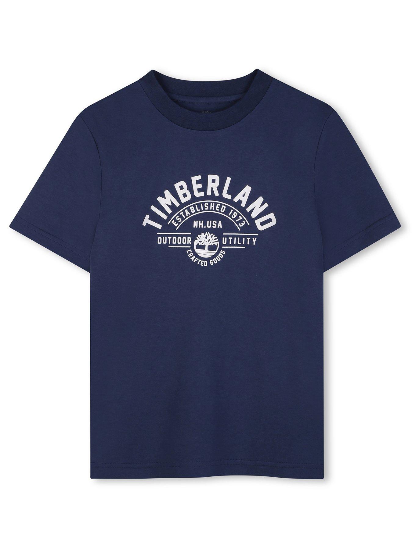 Image 3 of 6 of Timberland Boys 2 Pack Short Sleeve T-shirts - Multi