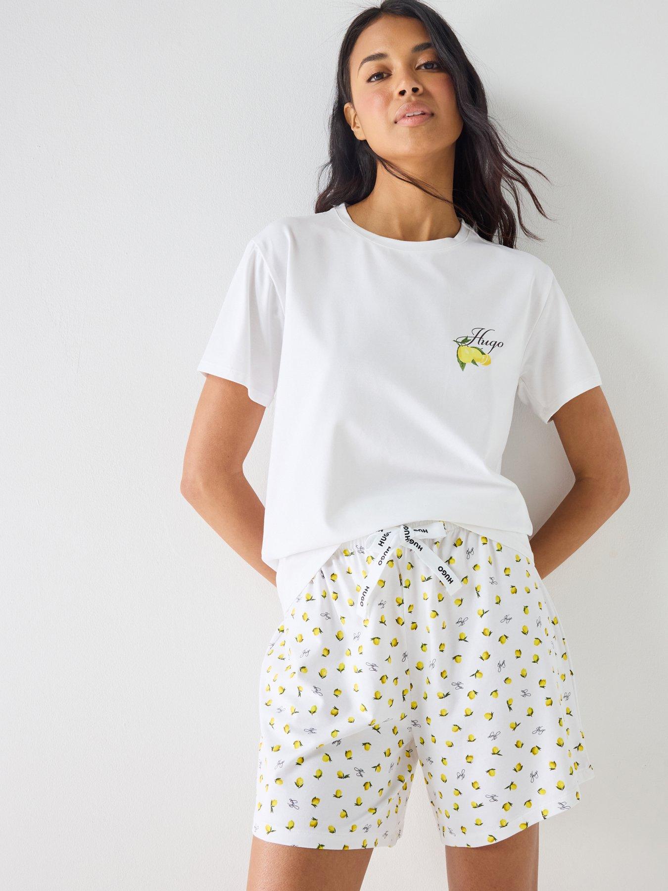 Image 1 of 5 of HUGO Casual Shorts - Yellow