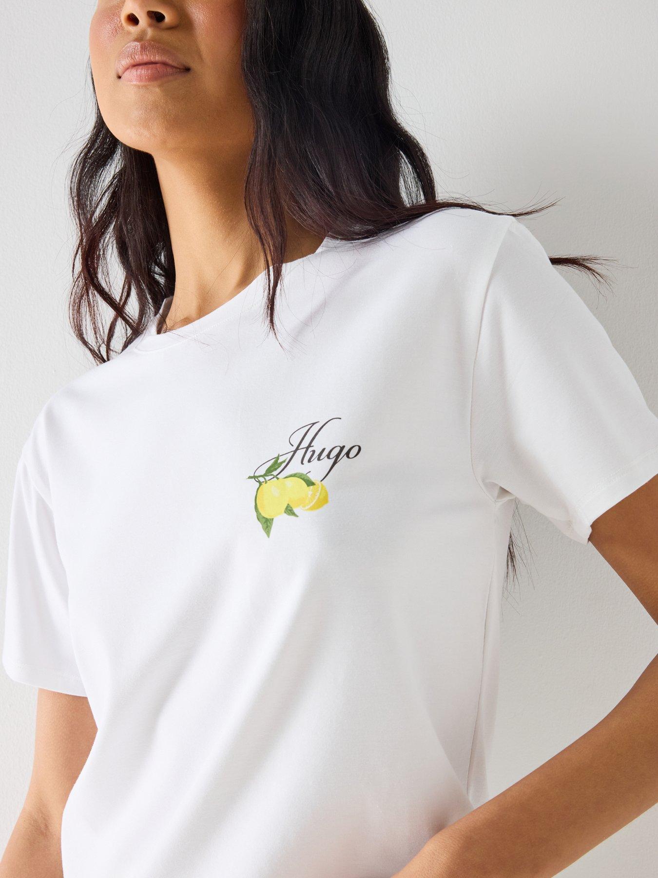 Image 4 of 4 of HUGO Casual T-Shirt - White