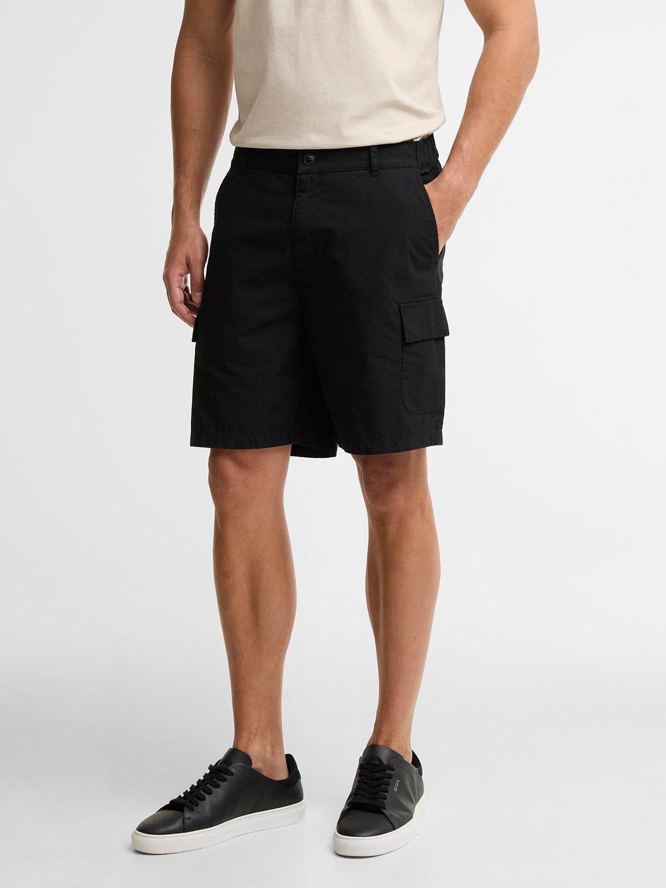 Image 1 of 5 of Barbour International Ripstop Cargo Shorts - Black