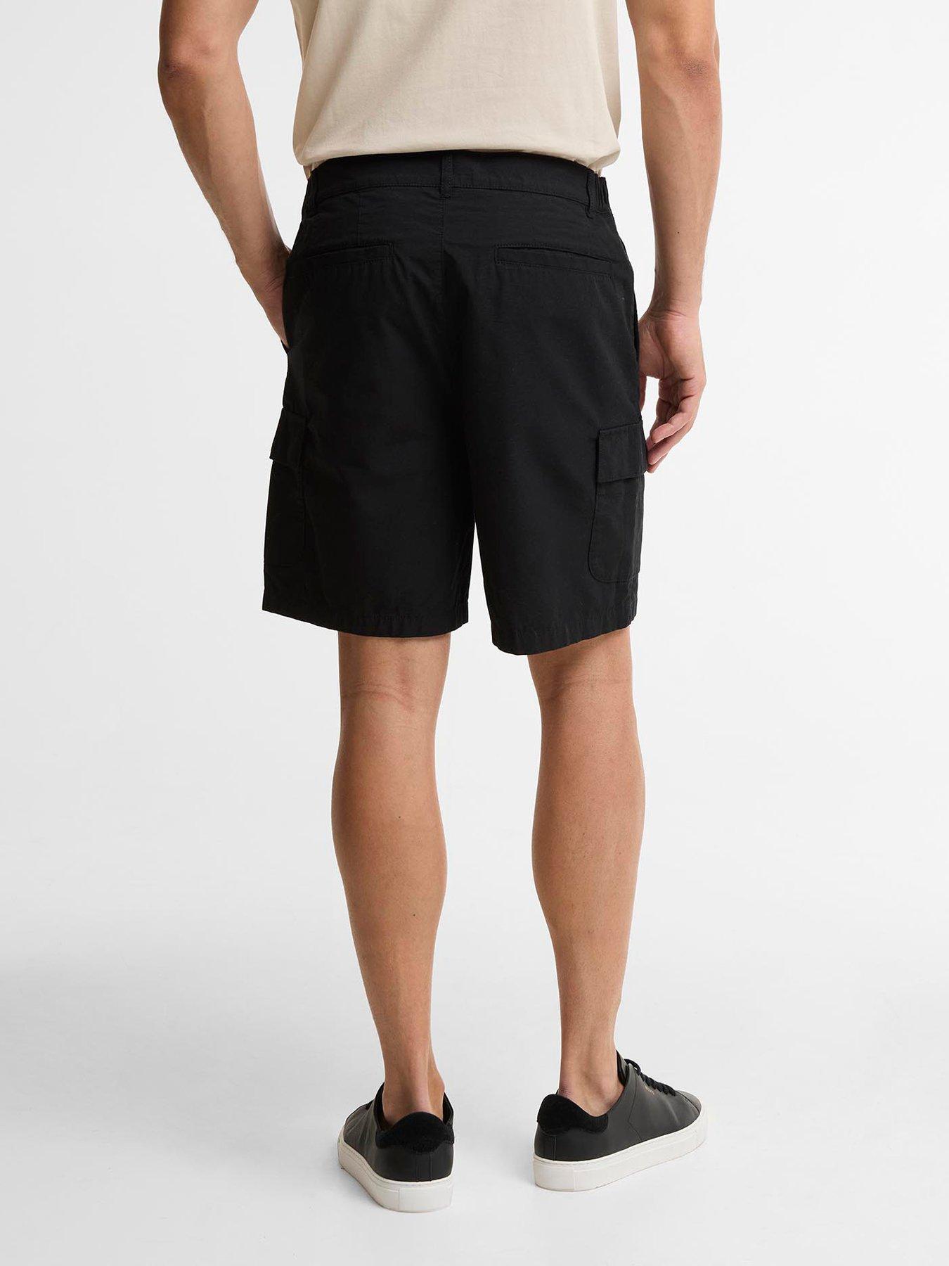 Image 2 of 5 of Barbour International Ripstop Cargo Shorts - Black