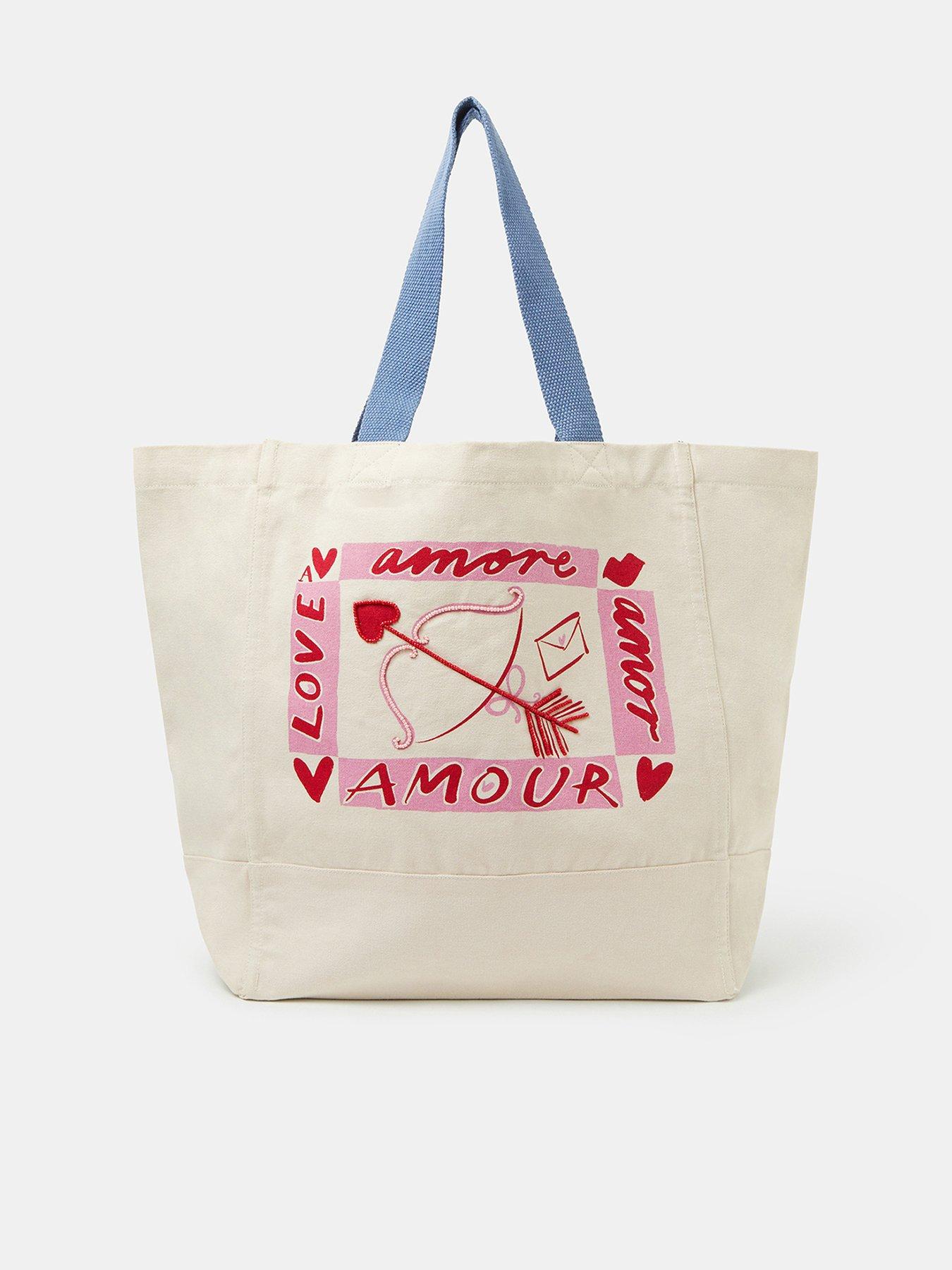  image of accessorize-amore-shopper-bag-cream