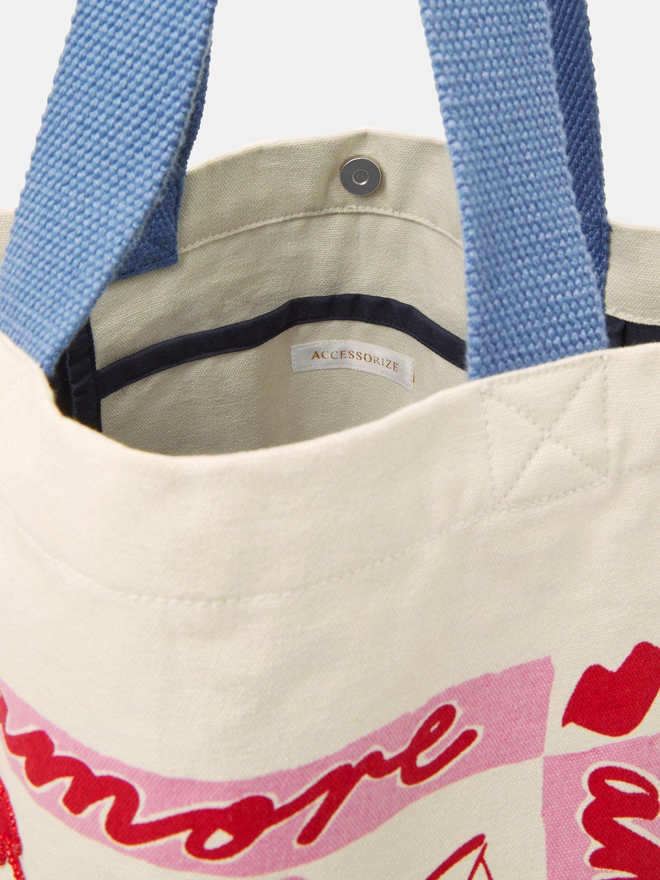  image of accessorize-amore-shopper-bag-cream