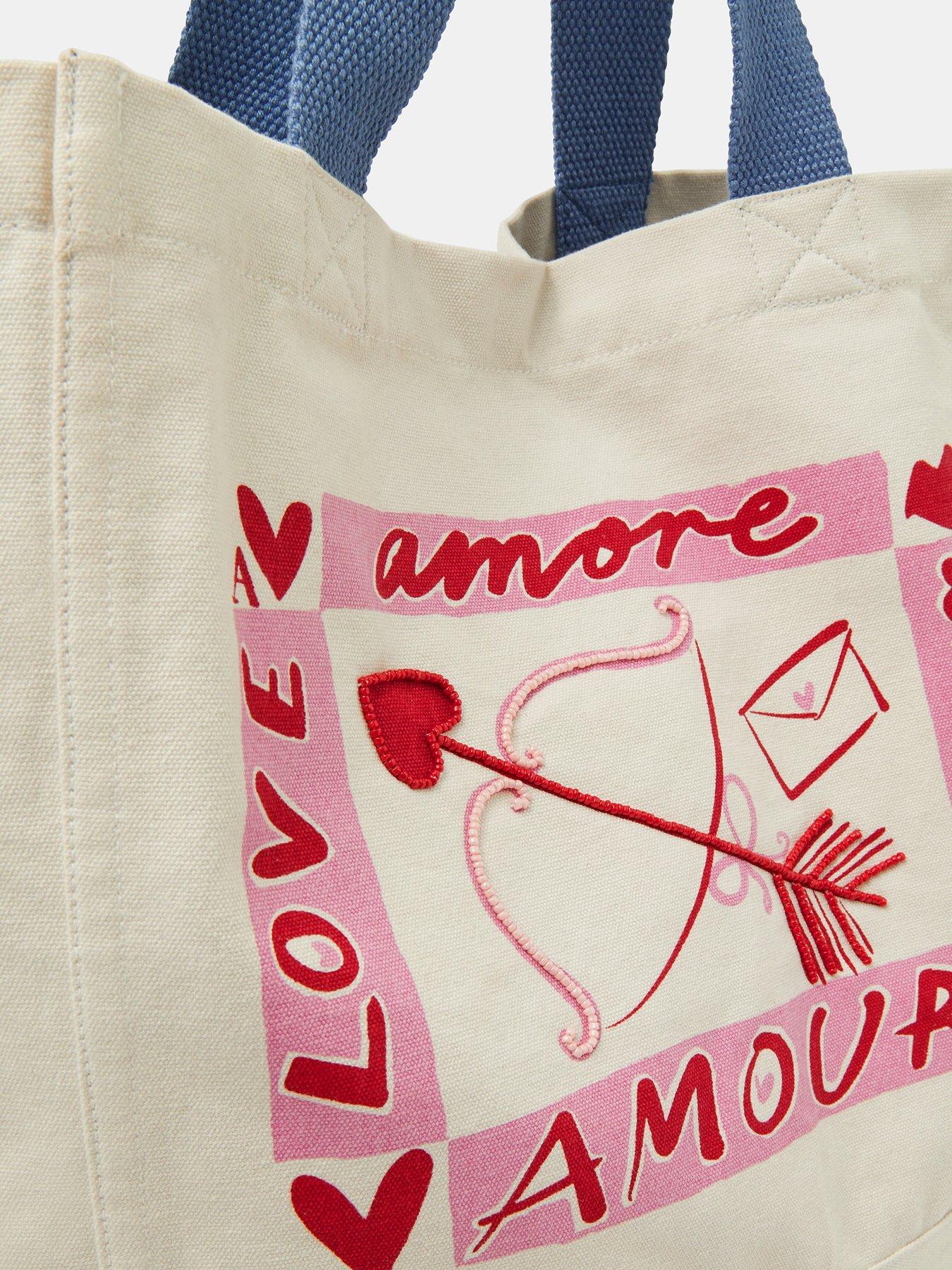  image of accessorize-amore-shopper-bag-cream