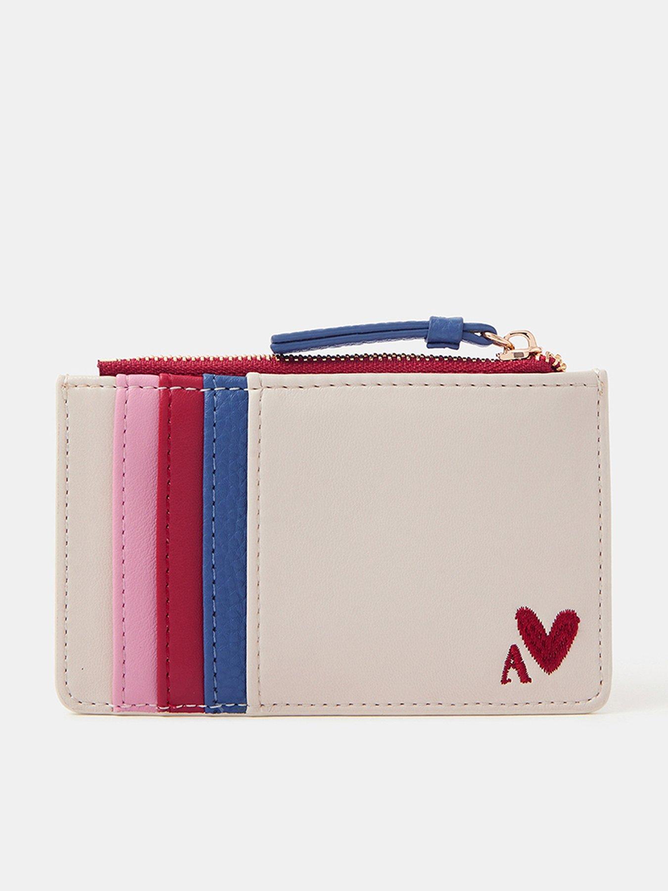  image of accessorize-valentines-print-card-holder-pink