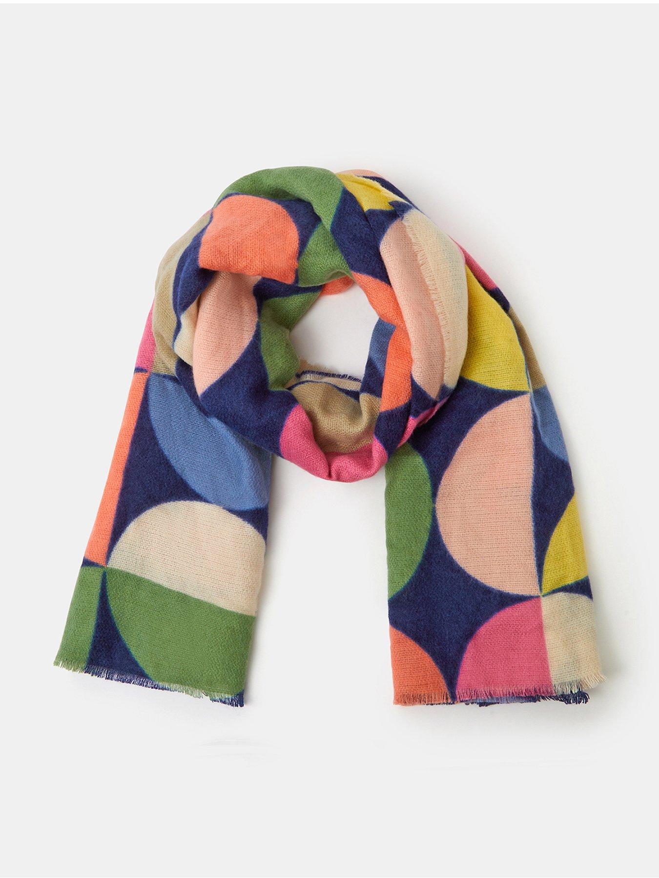 Accessorize Retro Spot Print Blanket Scarf - Multi