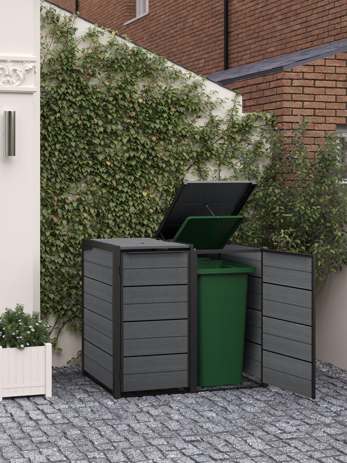 Keter Bin Hideaway Extension Deco - Grey
