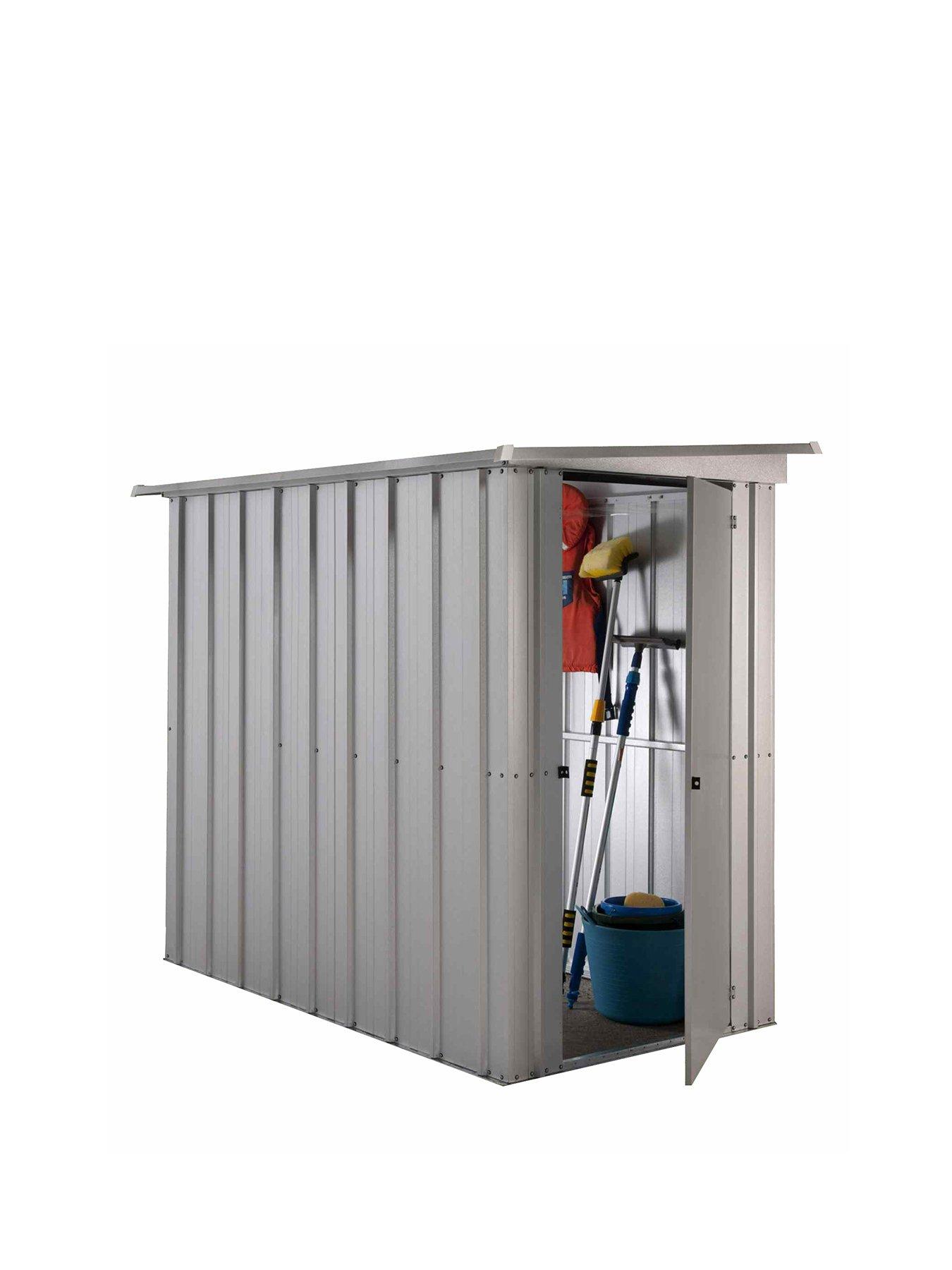 Image 2 of 4 of Yardmaster 4 X 5 ft Single Door Metal Pent Roof Shed