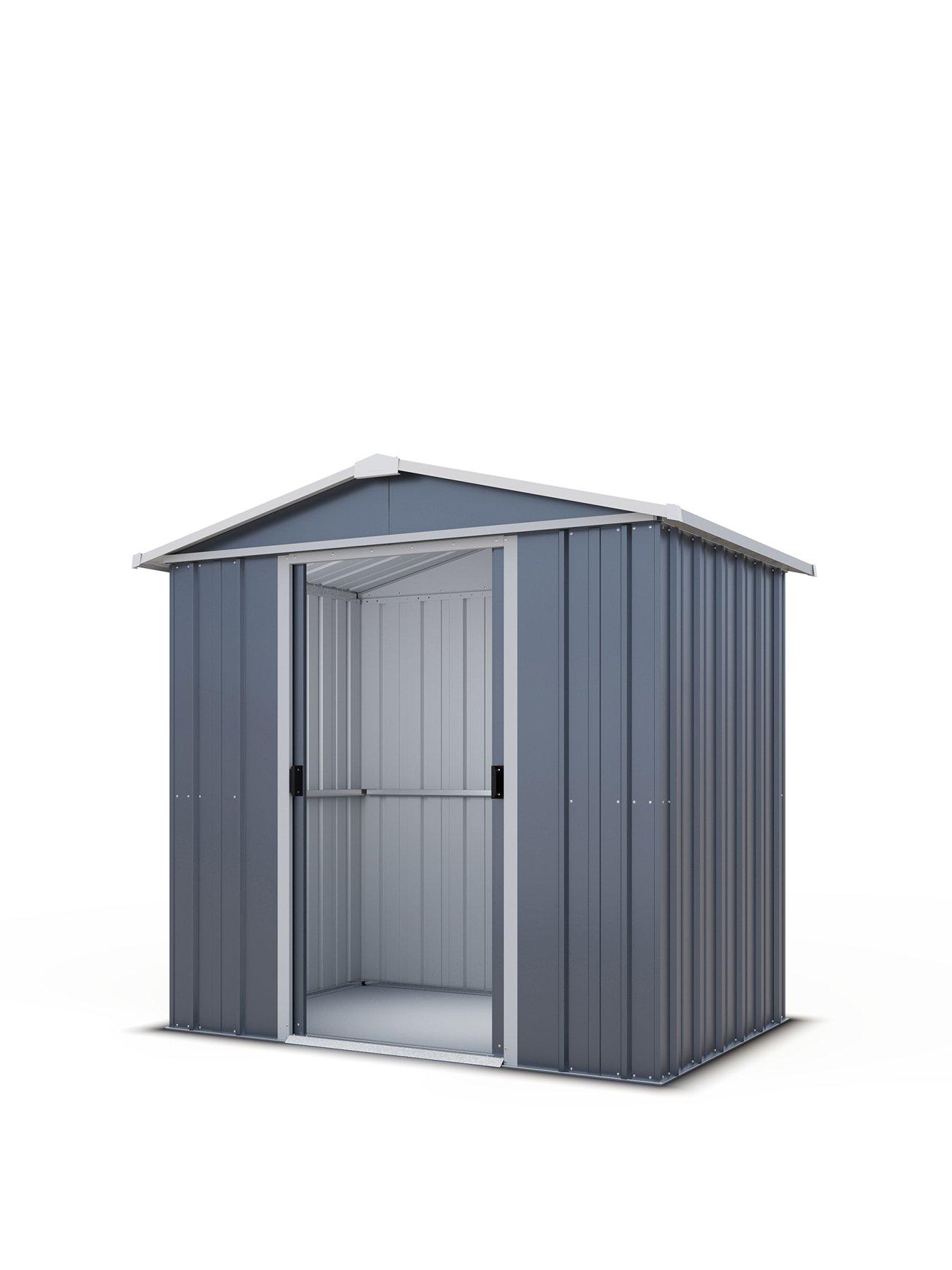 Image 2 of 5 of Yardmaster 6ft X&nbsp;7ft Castleton Apex Roof Metal Shed