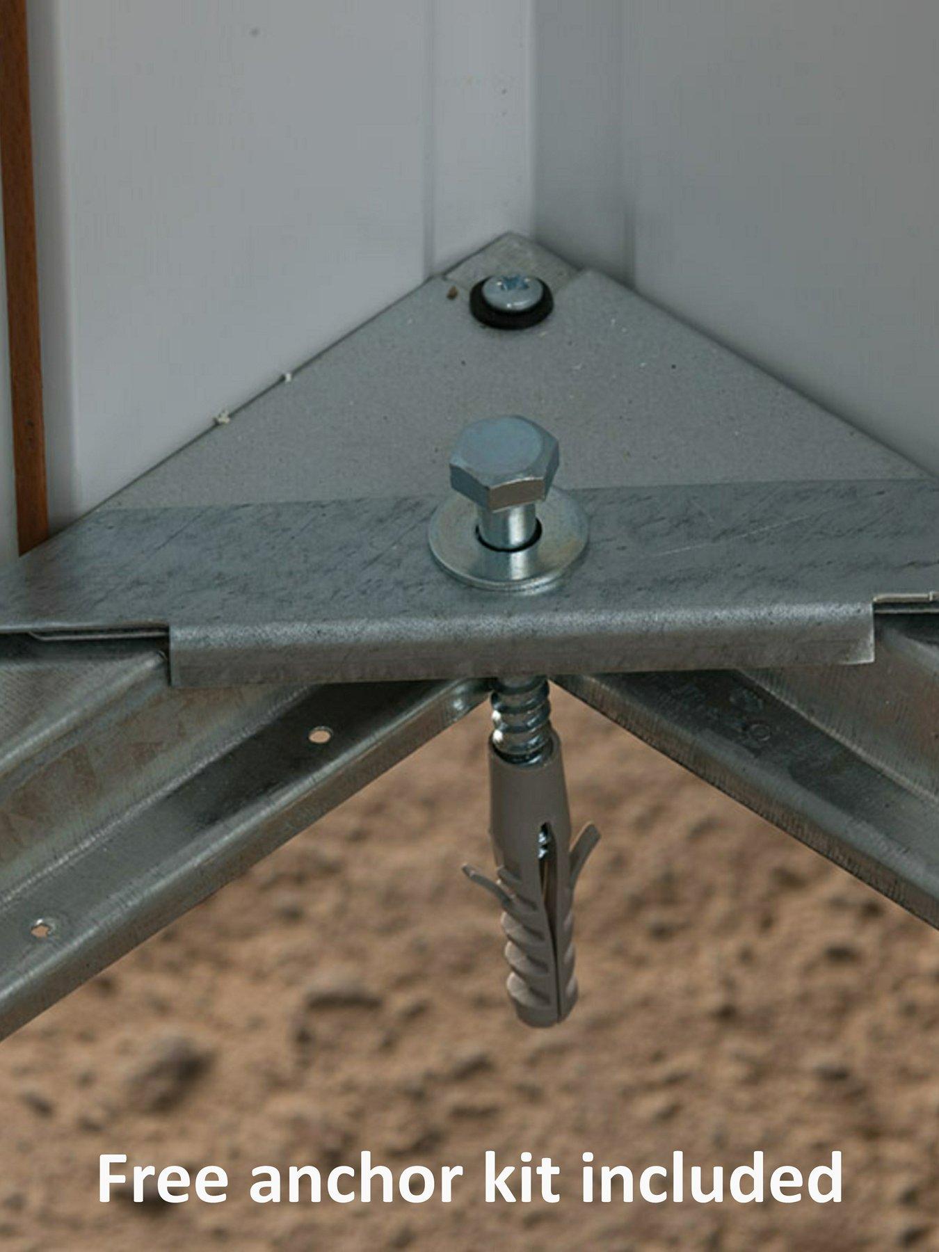 Image 3 of 5 of Yardmaster 6ft X&nbsp;7ft Castleton Apex Roof Metal Shed