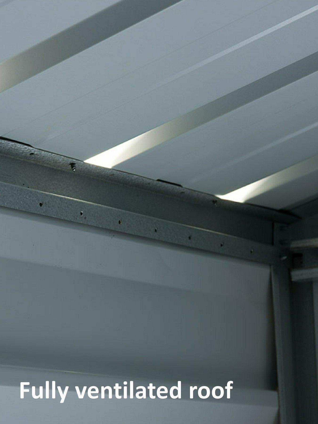 Image 4 of 5 of Yardmaster 6ft X&nbsp;7ft Castleton Apex Roof Metal Shed