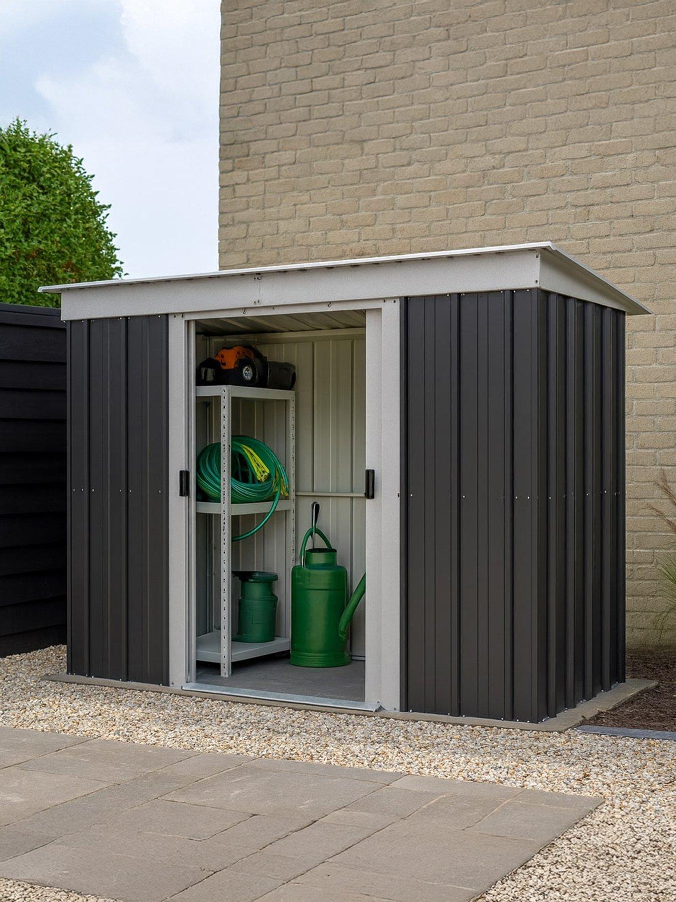 yardmaster-8ft-x-4ft-castleton-pent-roof-metal-shed