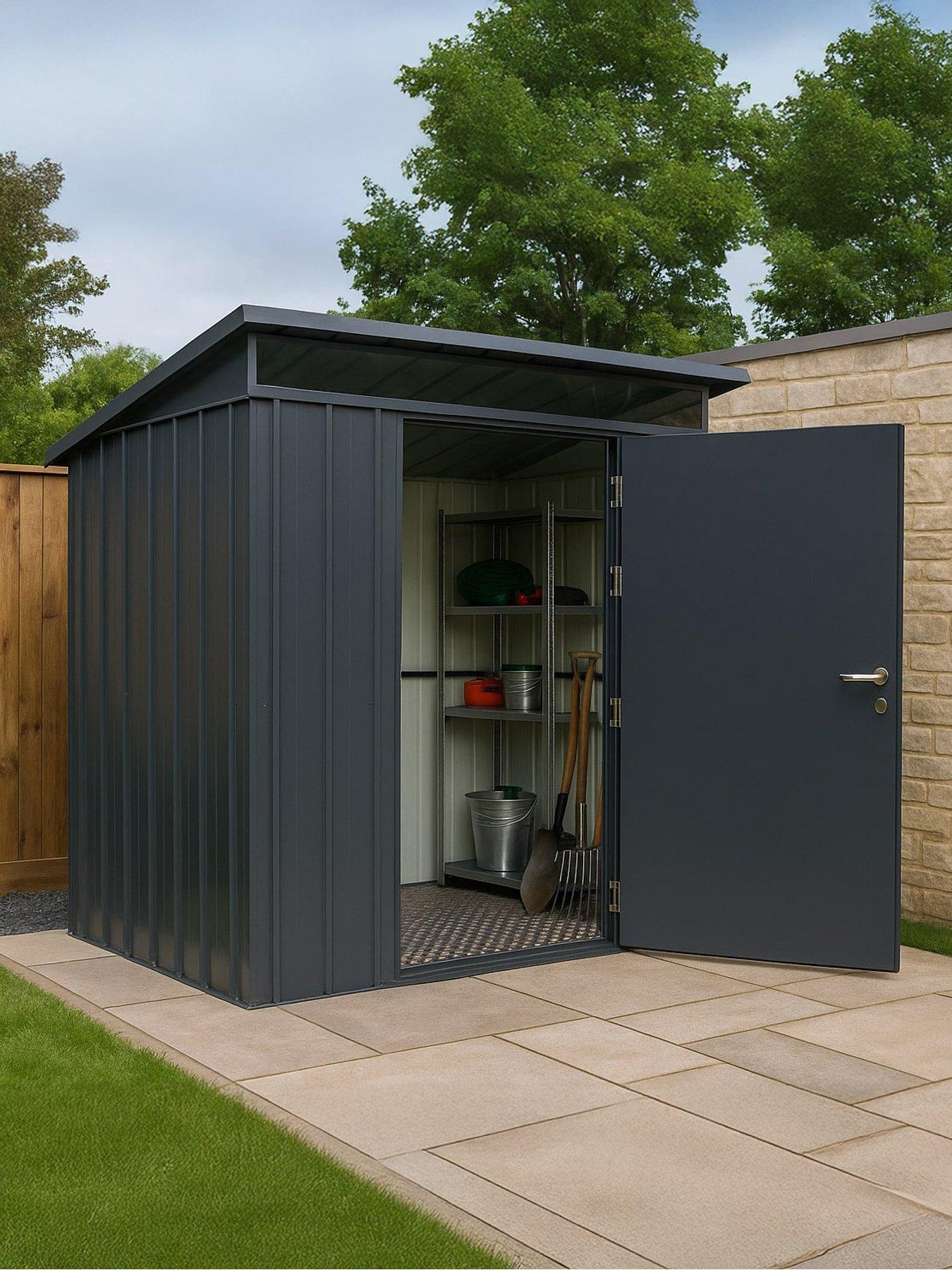 Yardmaster 8x5.5ft Yard-Pro shed with extra tall walls (195cm) and daylight panel
