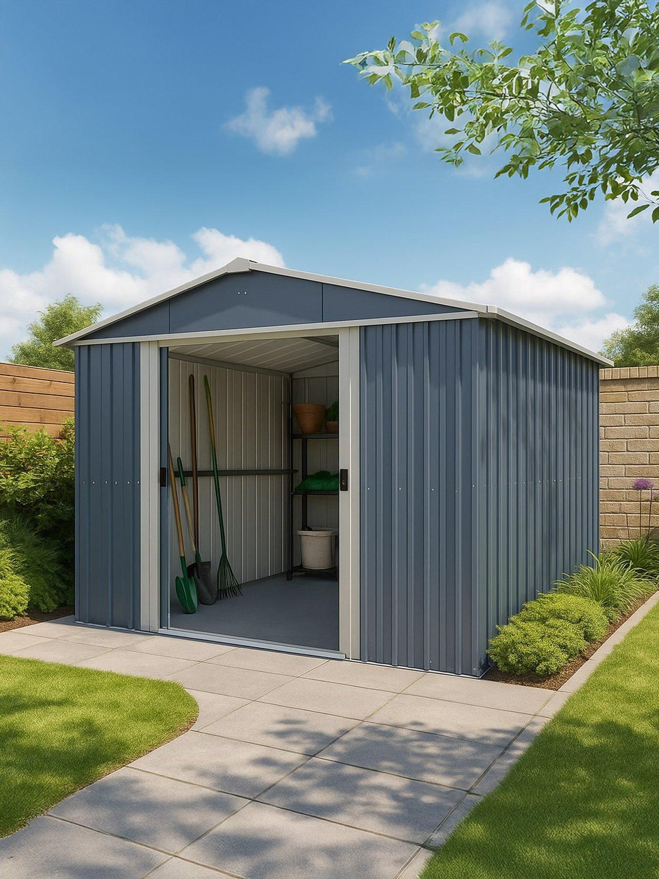 yardmaster-10ft-x-13ft-castleton-apex-roof-metal-shed-with-floor-frame-kit
