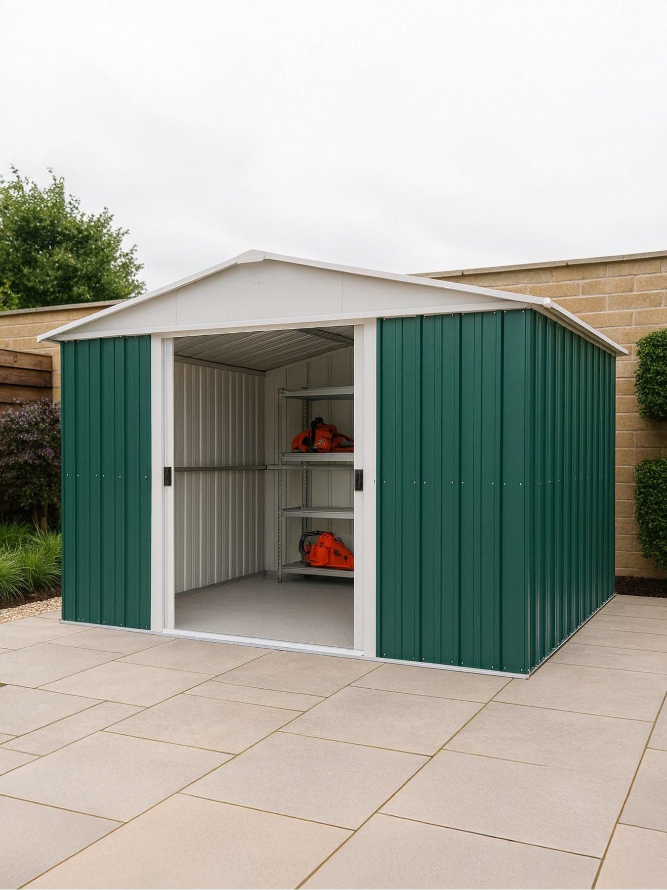 Yardmaster 10 X 10 ft Apex Roof Metal Shed