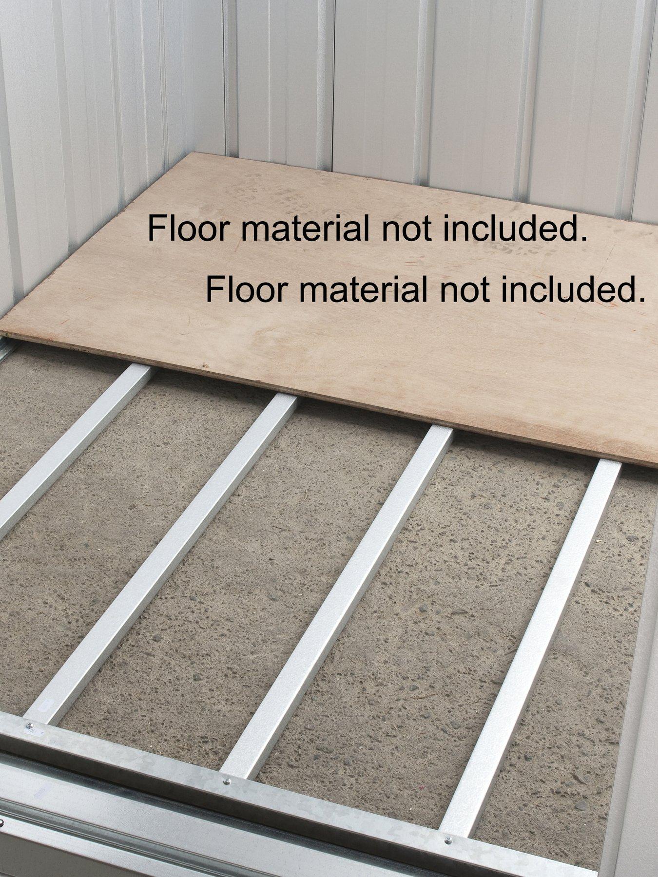 Image 6 of 6 of Yardmaster 10 X 10 ft Apex Roof Metal Shed With Floor Frame